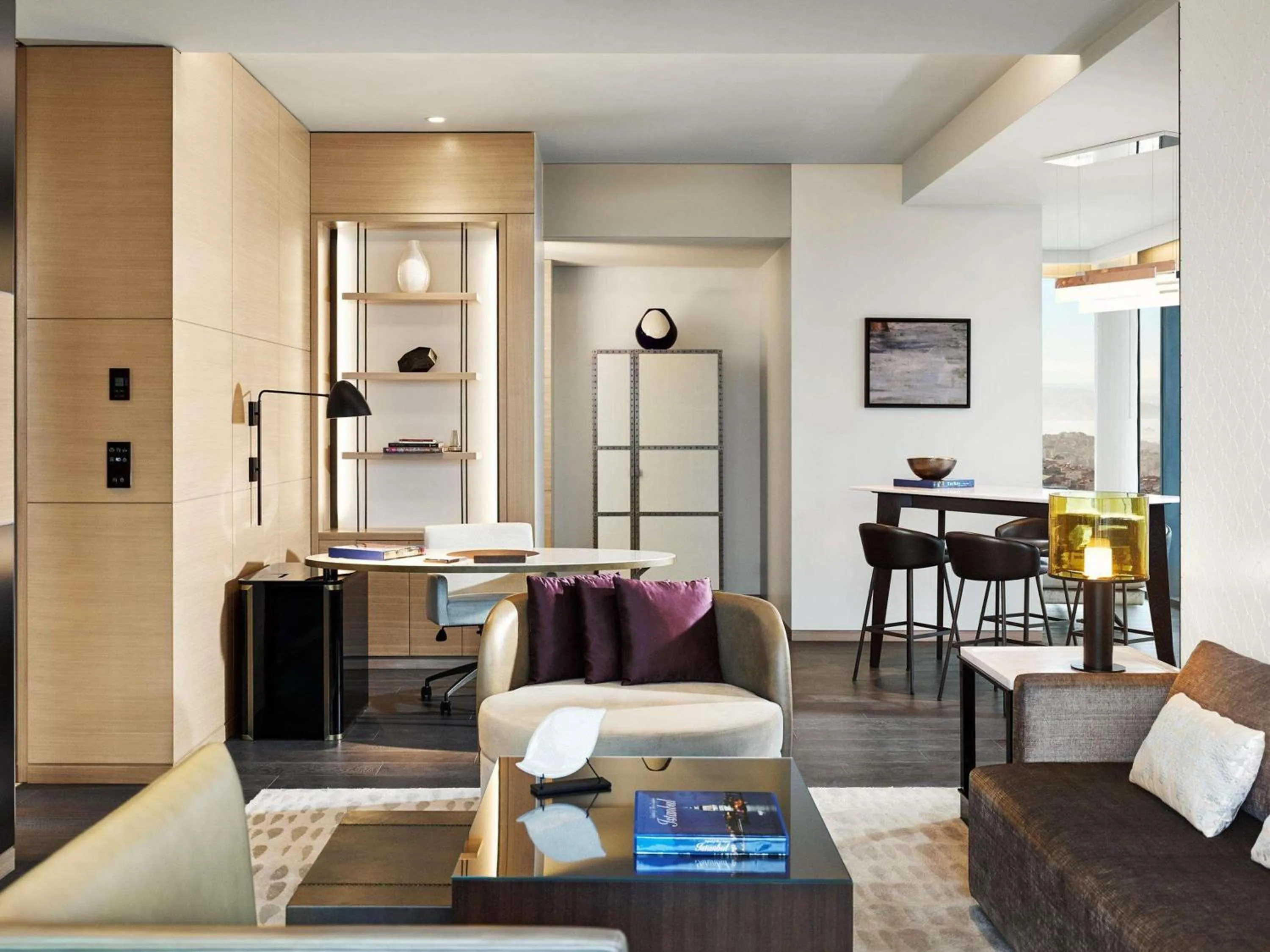 Photo of the whole room in Fairmont Quasar Istanbul Hotel