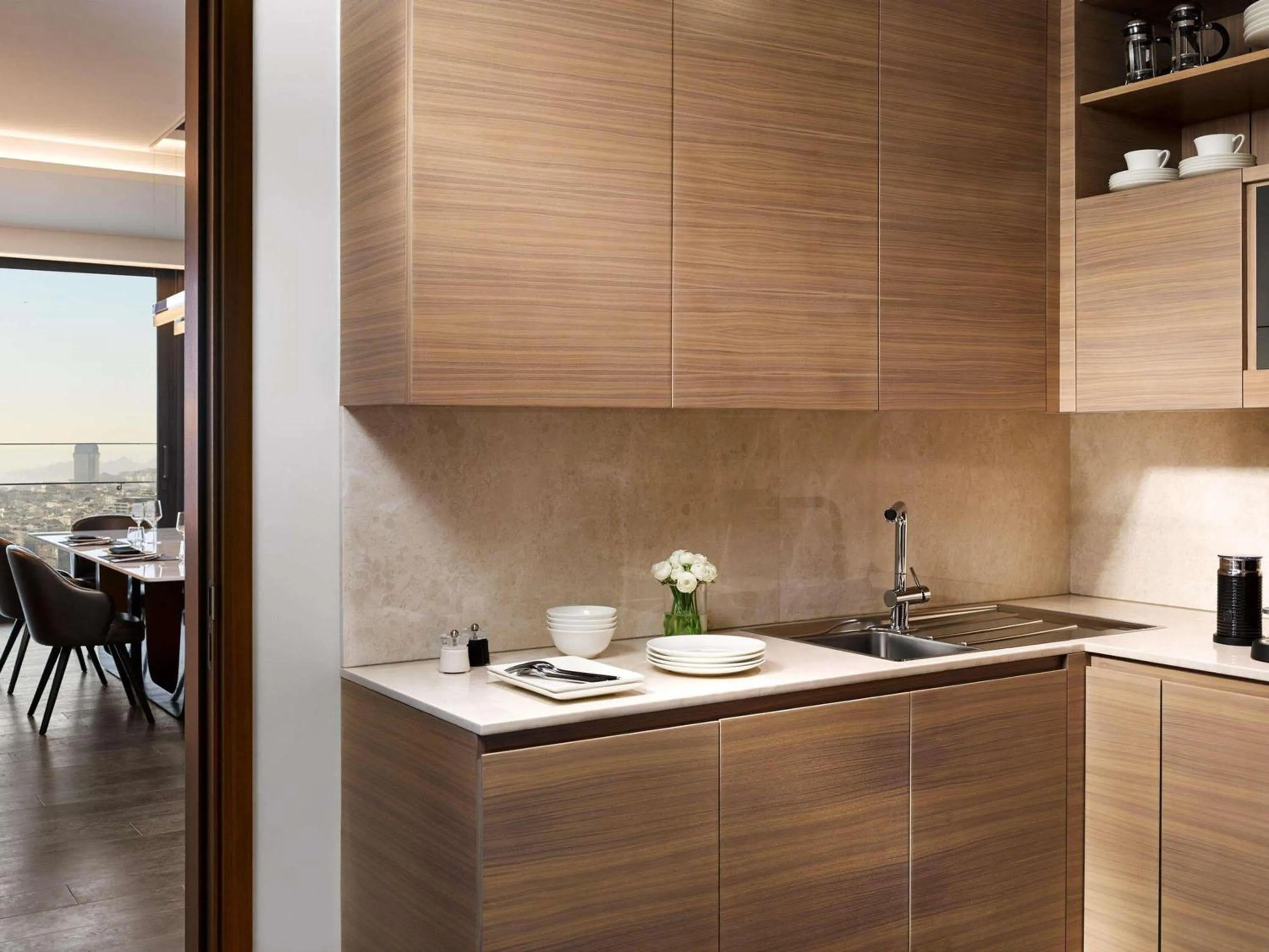 Bedroom in Fairmont Quasar Istanbul Hotel