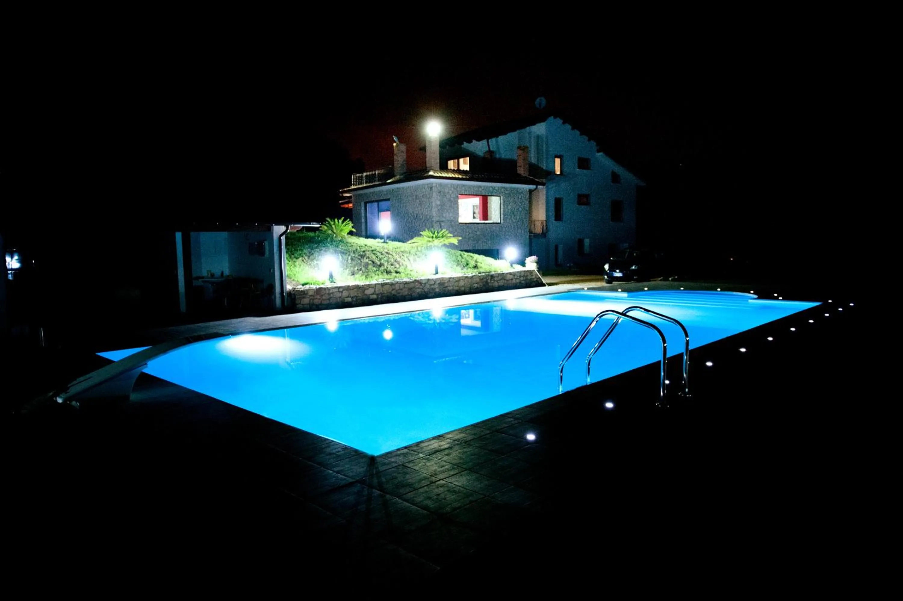 Pool view in La Selva Incantata