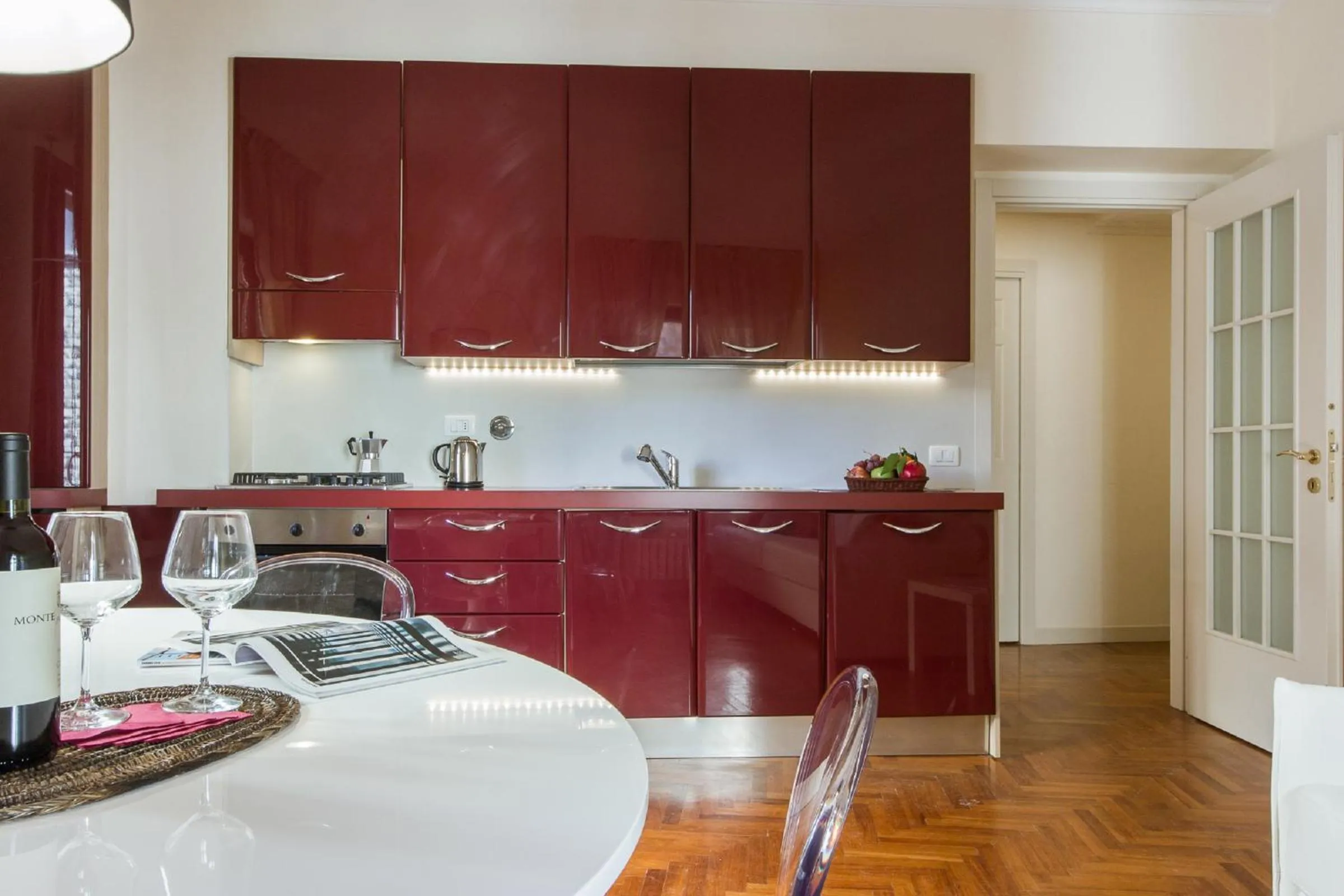 Kitchen or kitchenette in Apartments Florence - Le Por Santa Maria