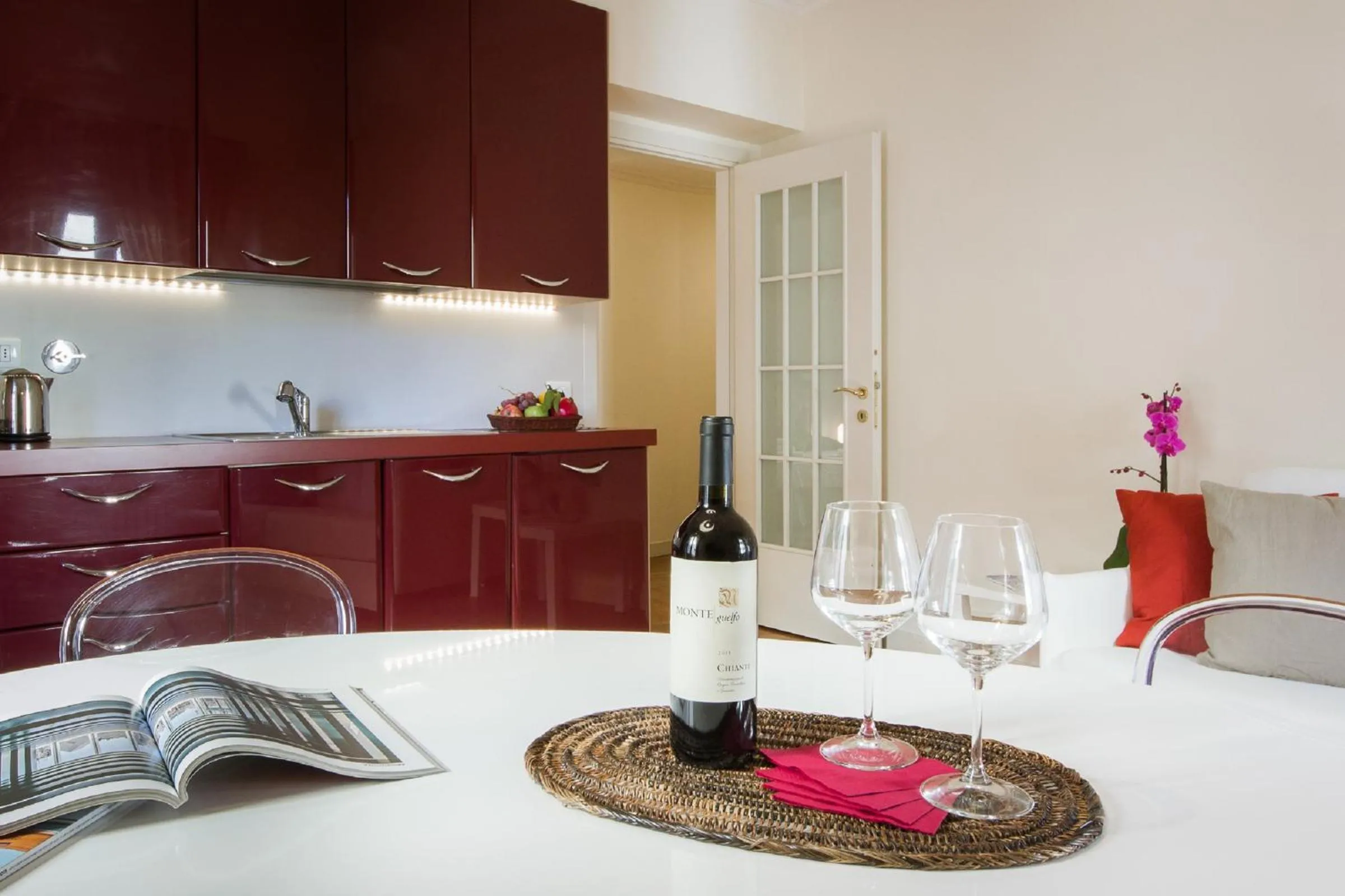 Kitchen or kitchenette in Apartments Florence - Le Por Santa Maria
