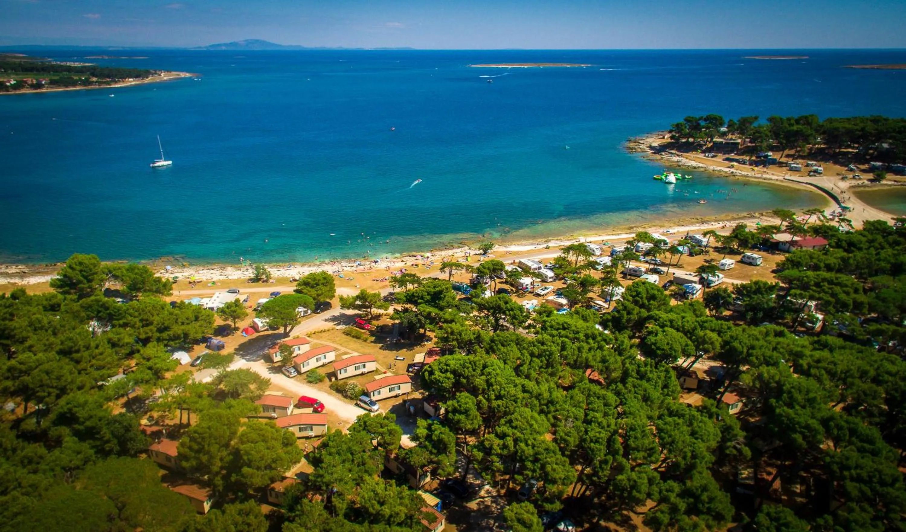 Bird's eye view in Arena Medulin Mobile Homes