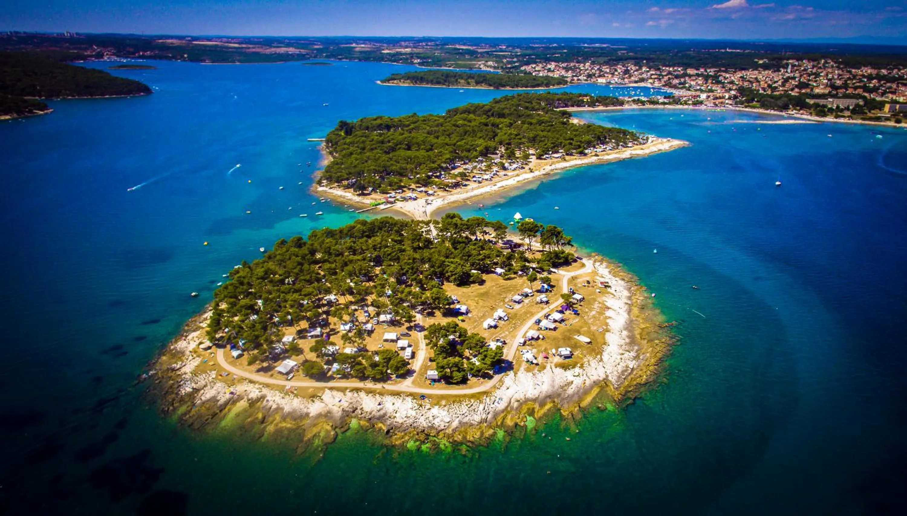 Bird's eye view in Arena Medulin Mobile Homes