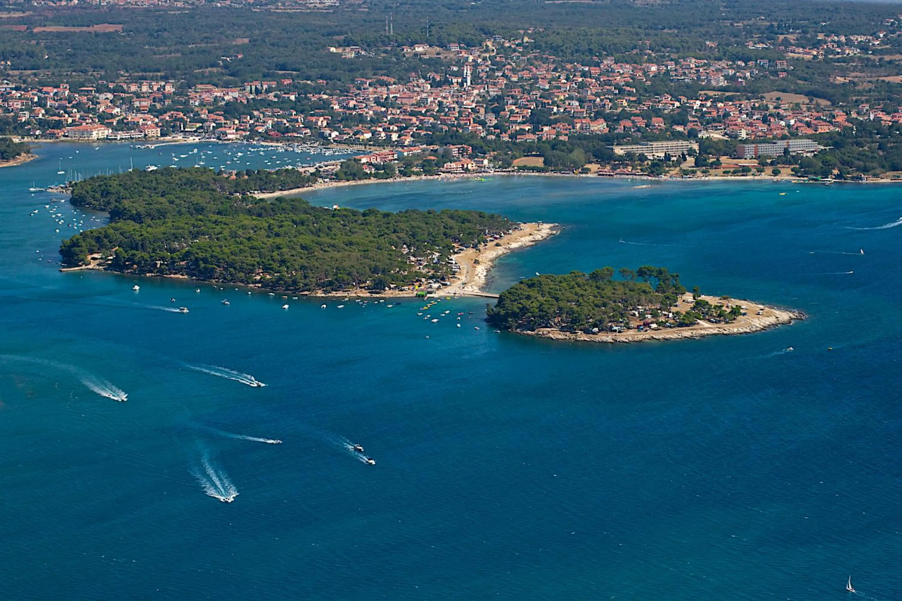Bird's eye view in Arena Medulin Mobile Homes