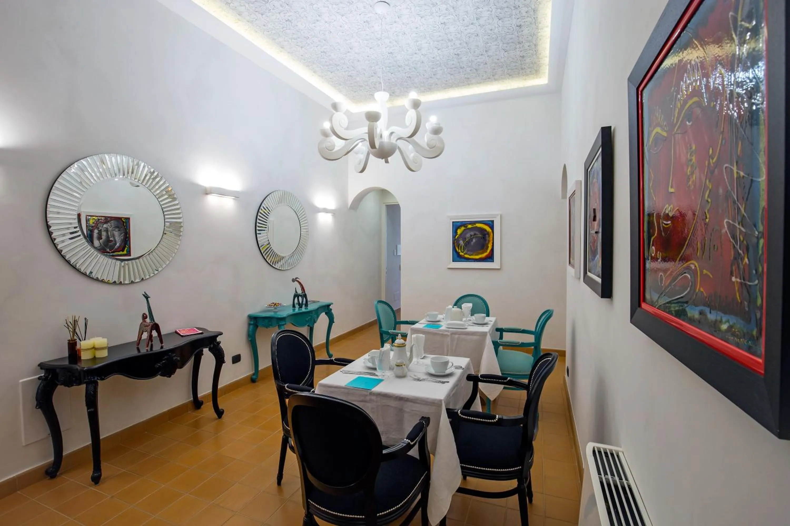 Communal lounge/ TV room in B&B Luxury Scacciaventi