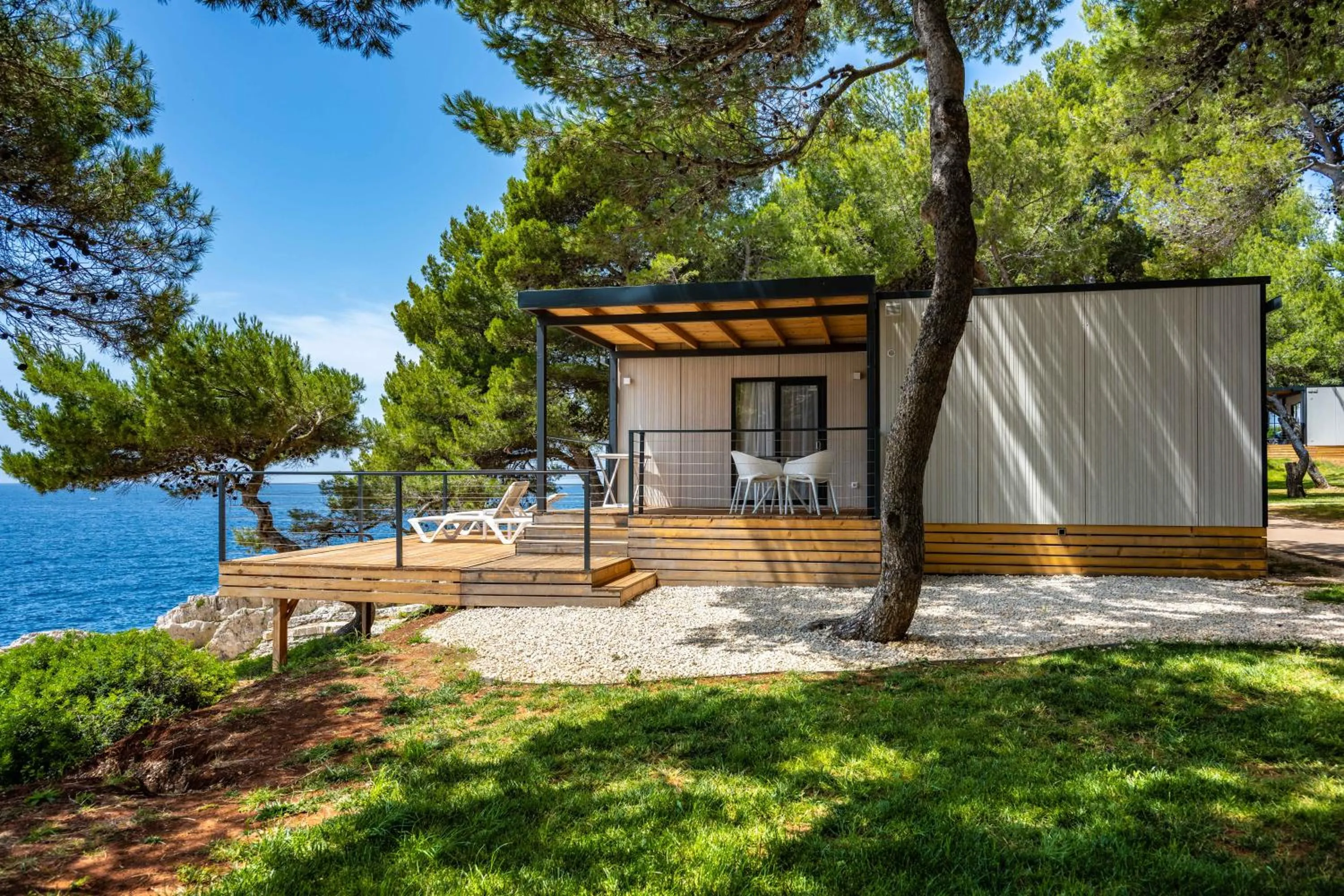 Sea view in Arena Stoja Camping Homes