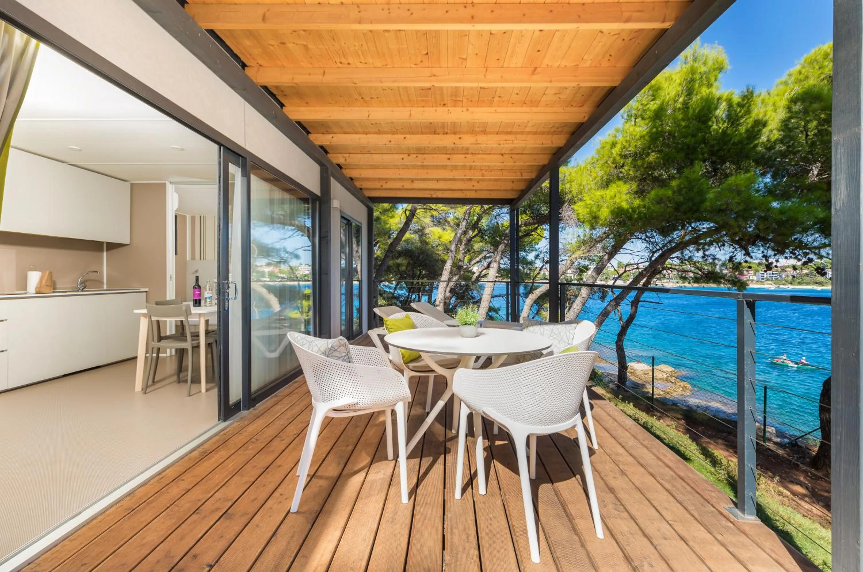 Balcony/Terrace in Arena Stoja Camping Homes