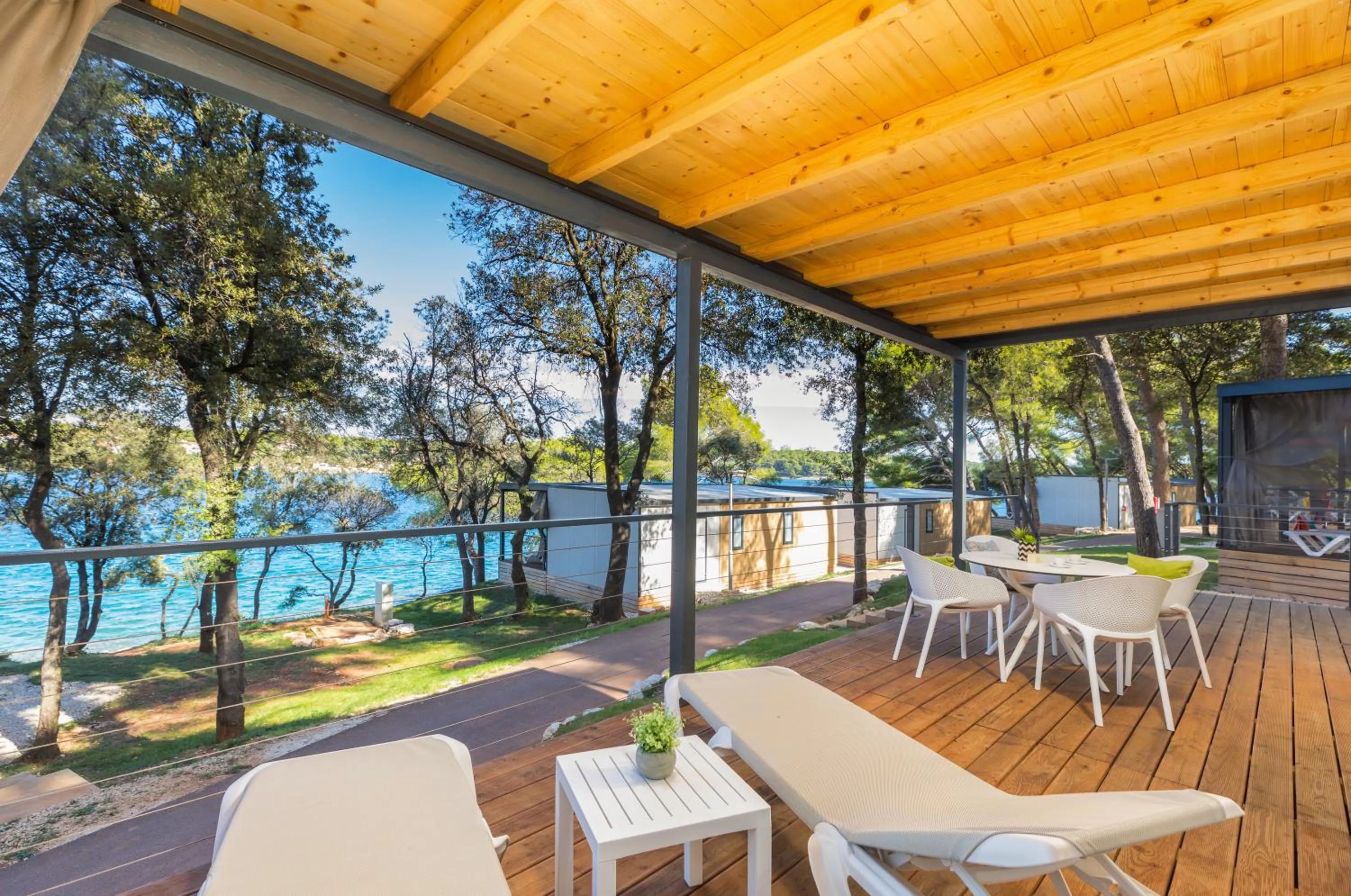 Balcony/Terrace in Arena Stoja Camping Homes