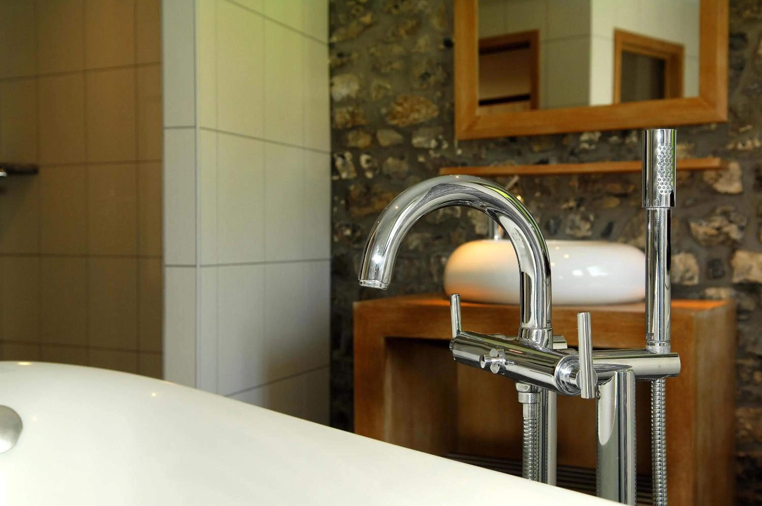 Bathroom in Hôtel/Restaurant à la Ferme