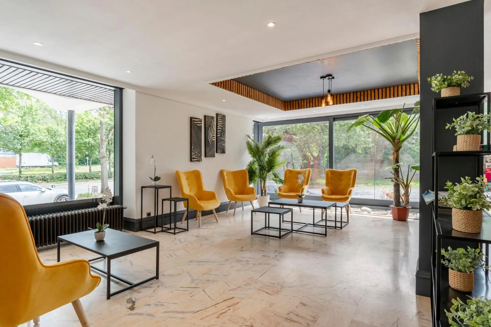 Lobby or reception in Sleep & Go Brussels South