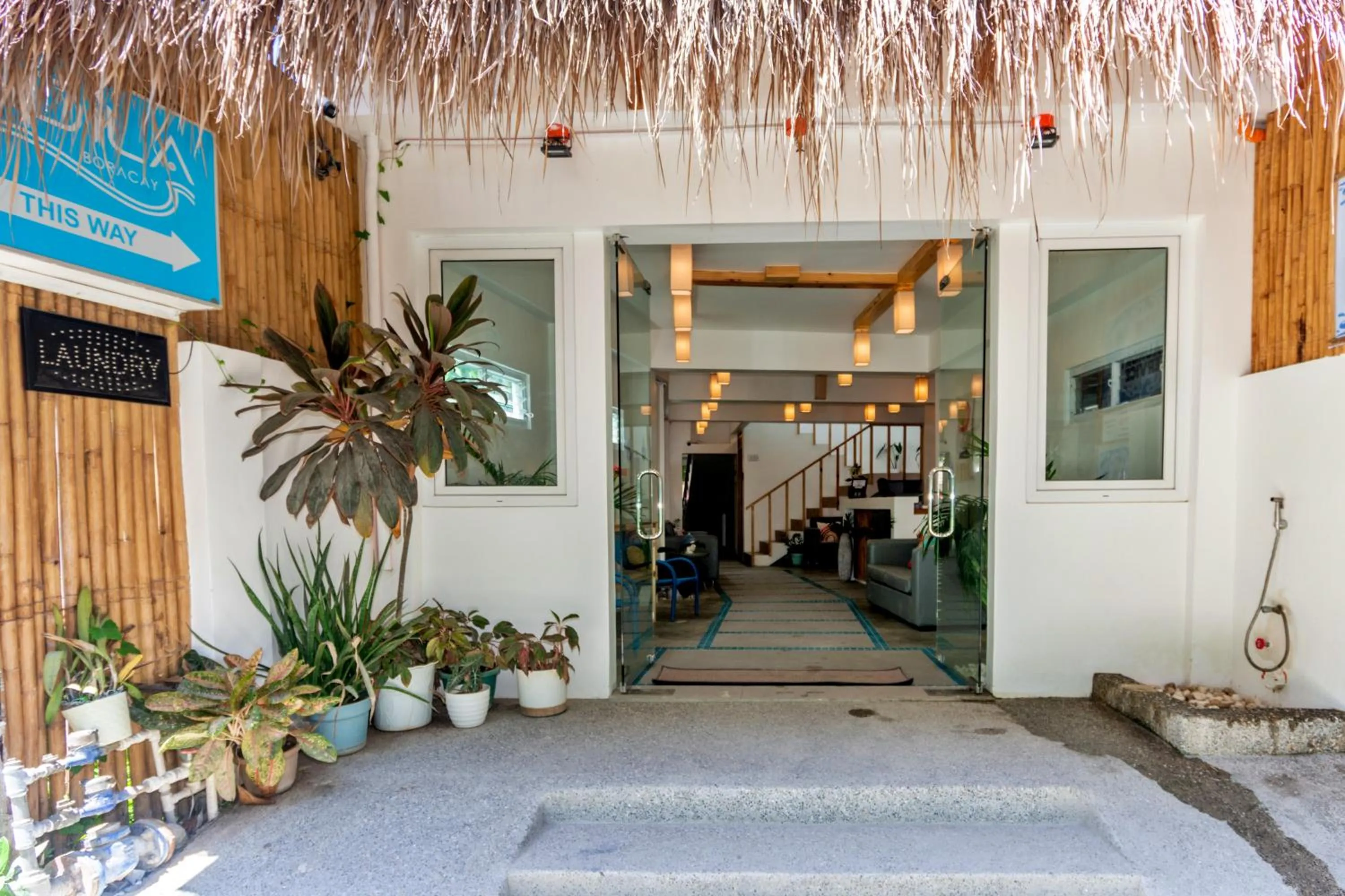 Facade/entrance in Indila Boracay