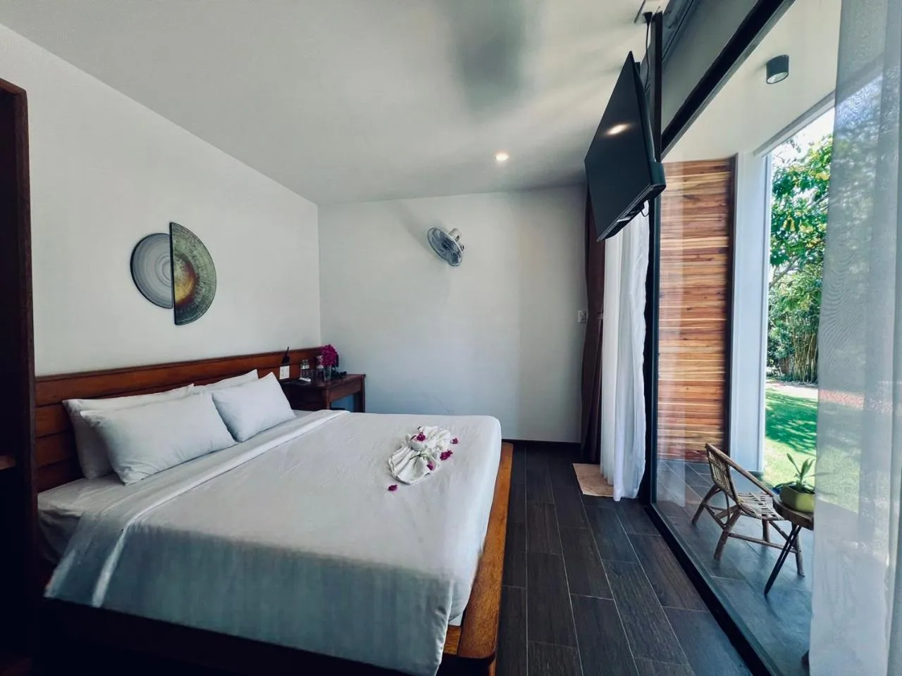 Photo of the whole room, Bed in Tuong Vy Boutique Hotel Mui Ne