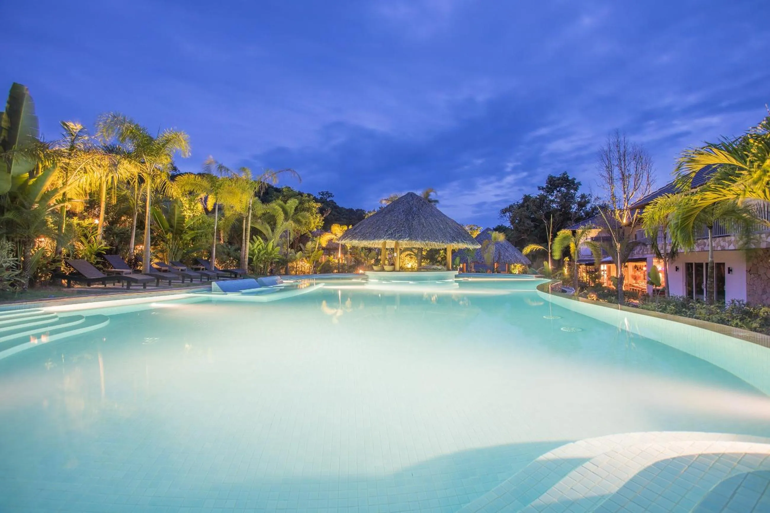 Swimming pool in Le Forest Resort
