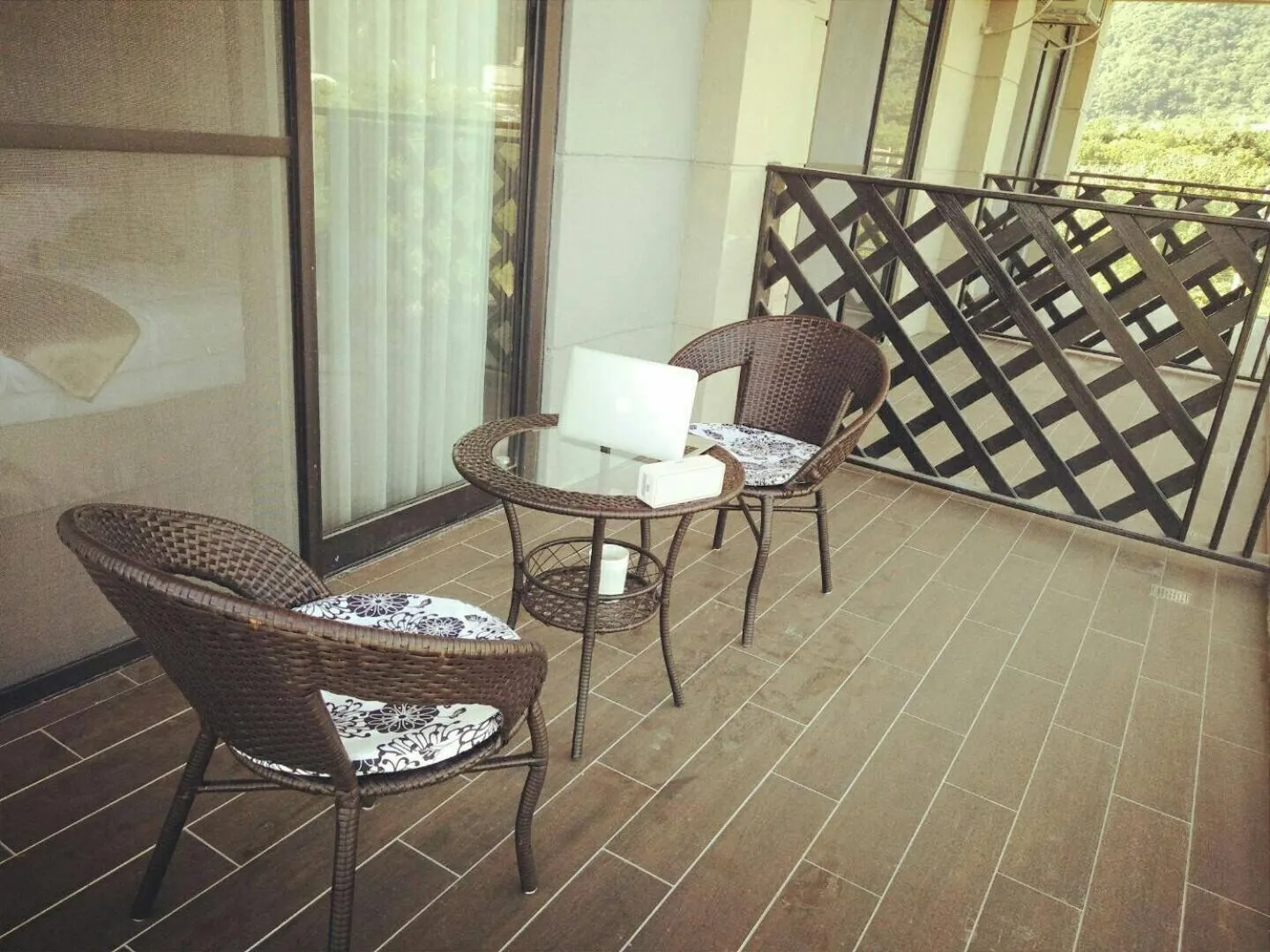 Balcony/Terrace, Seating Area in Starry Inns