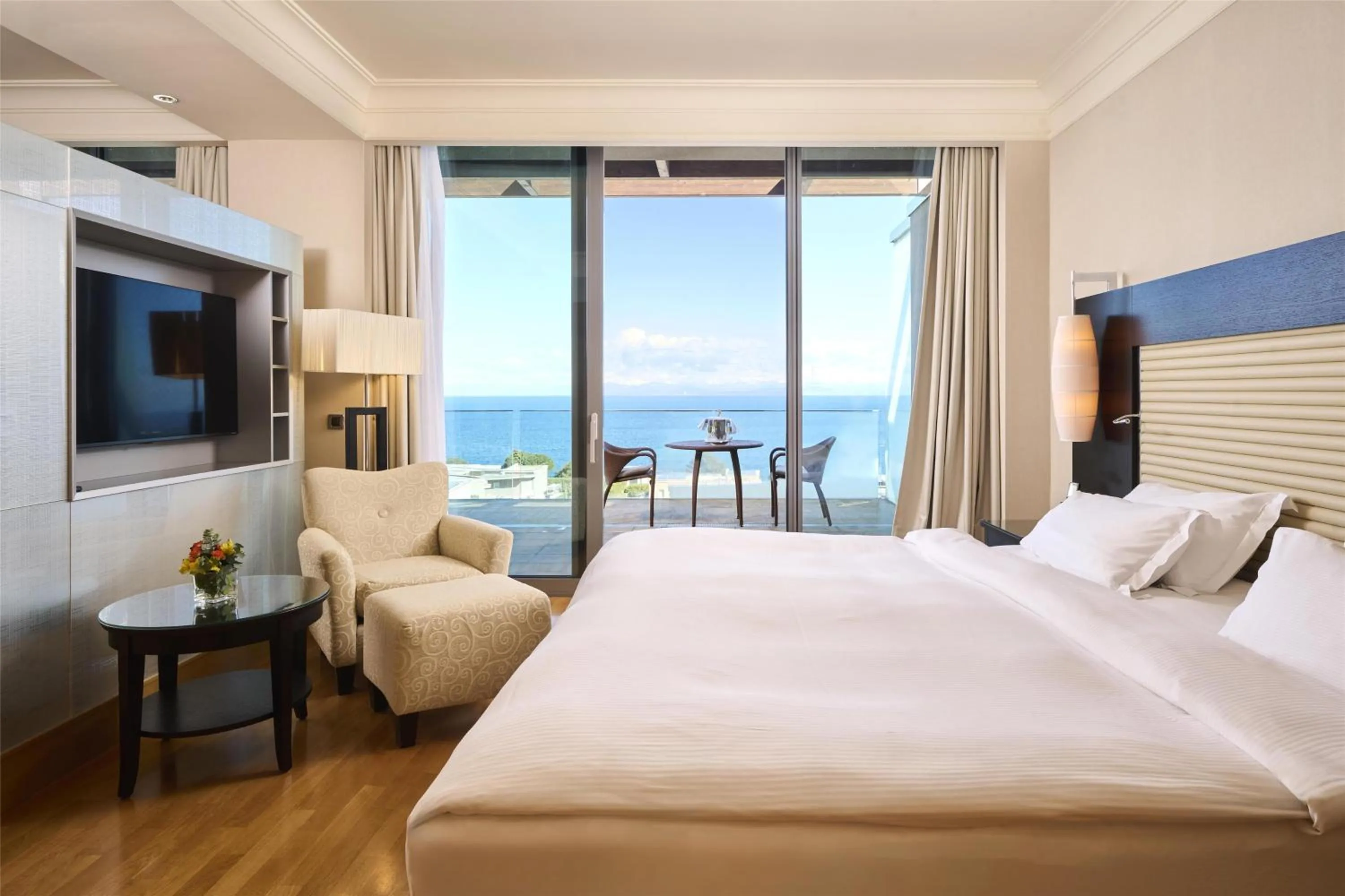 Bedroom, Bed in Kempinski Hotel Adriatic Istria Croatia