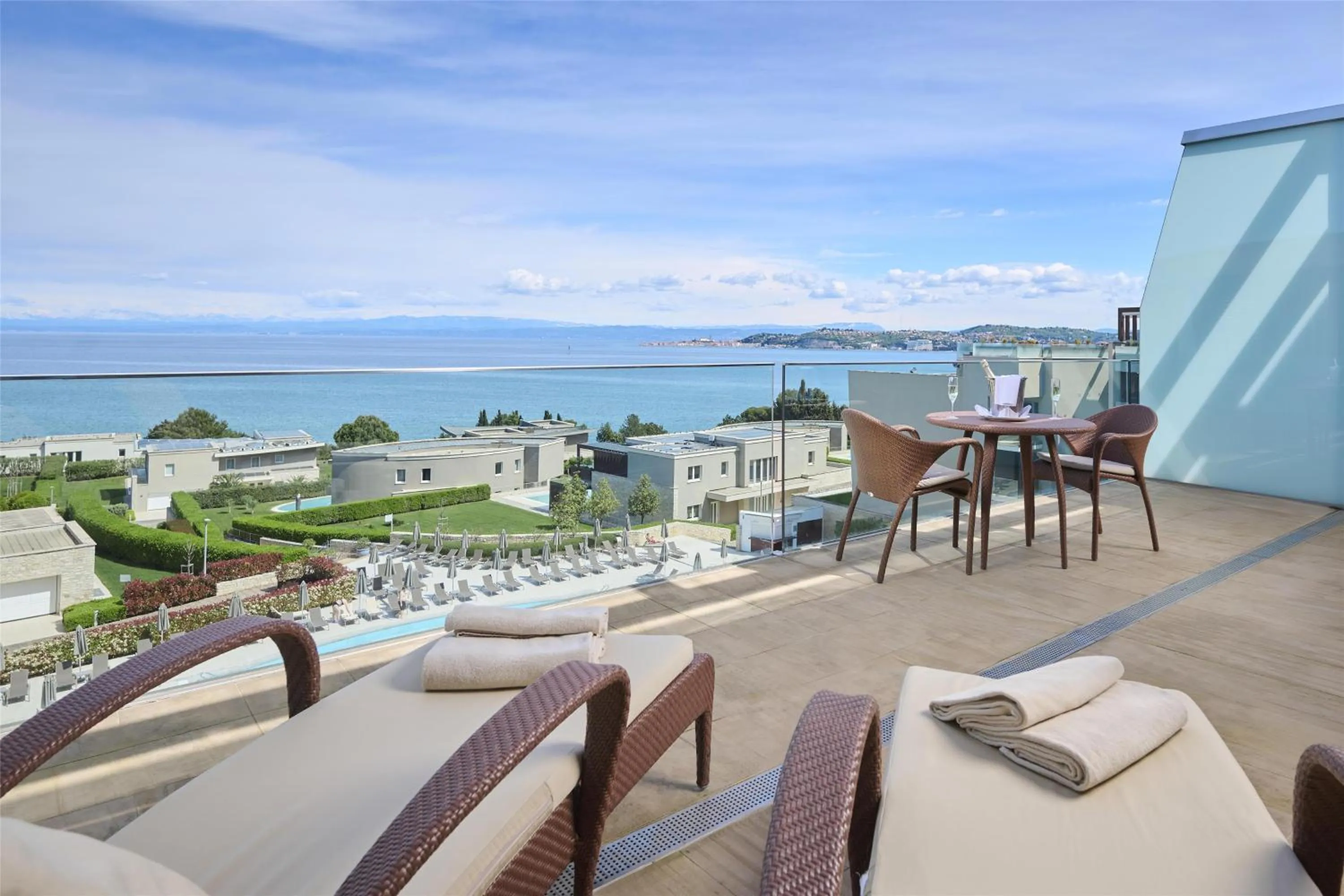 View (from property/room) in Kempinski Hotel Adriatic Istria Croatia