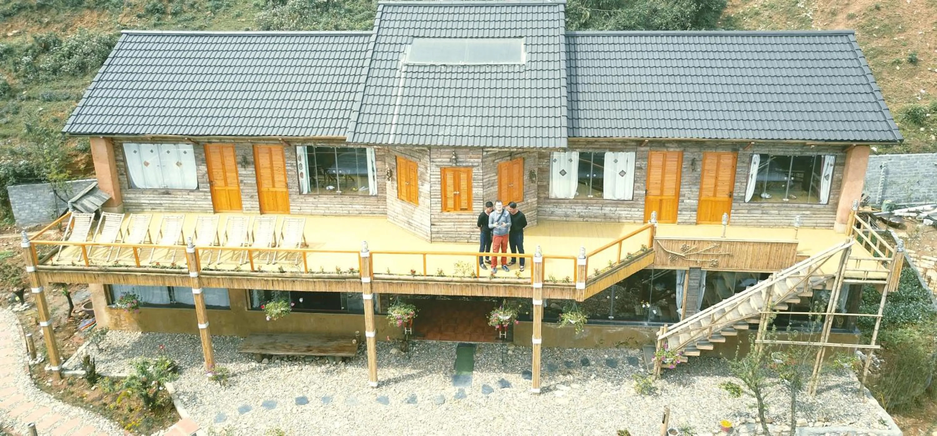 Bird's eye view in Sapa Clay House - Mountain Retreat