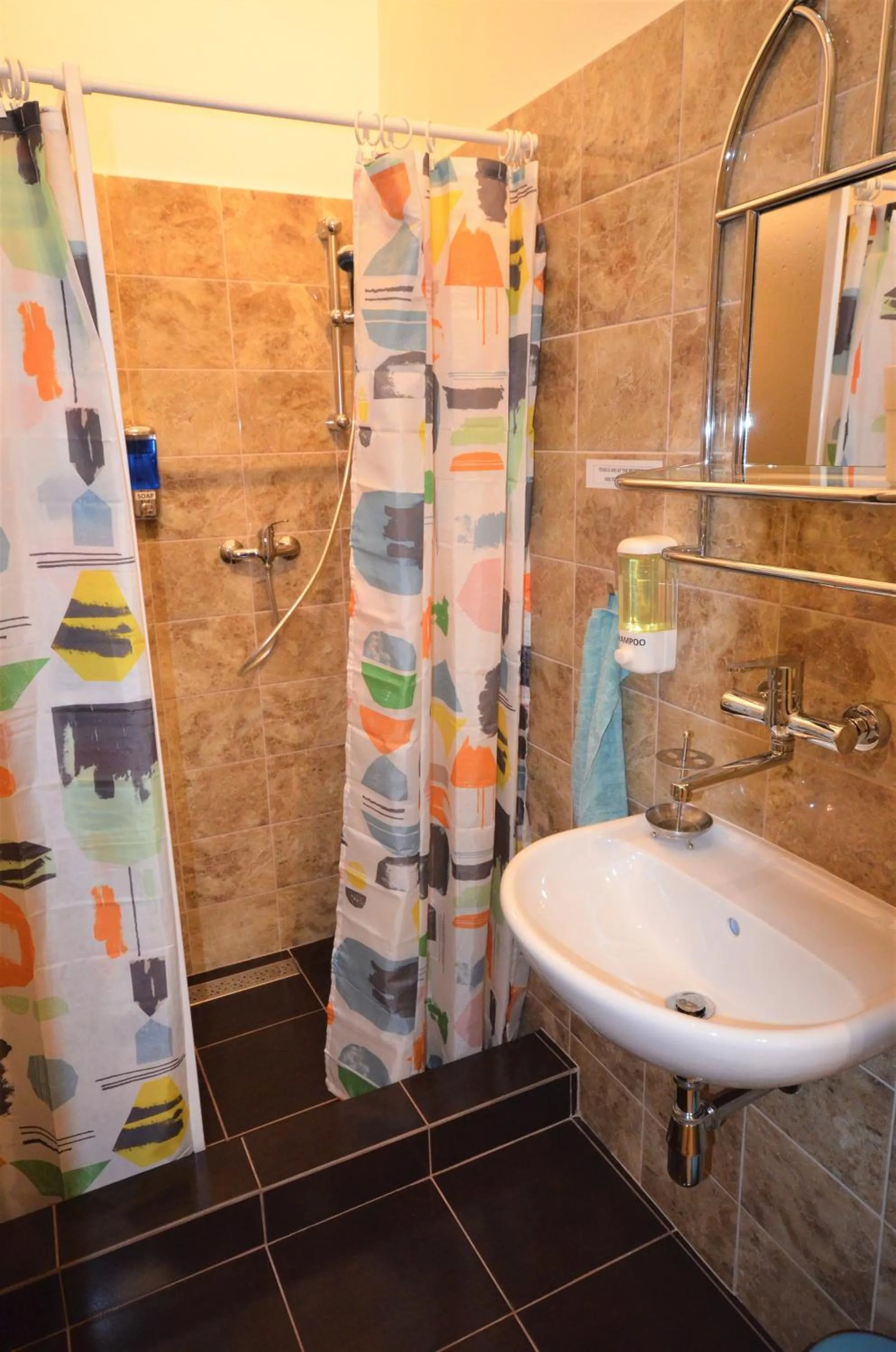 Shower in Travel&Joy backpackers