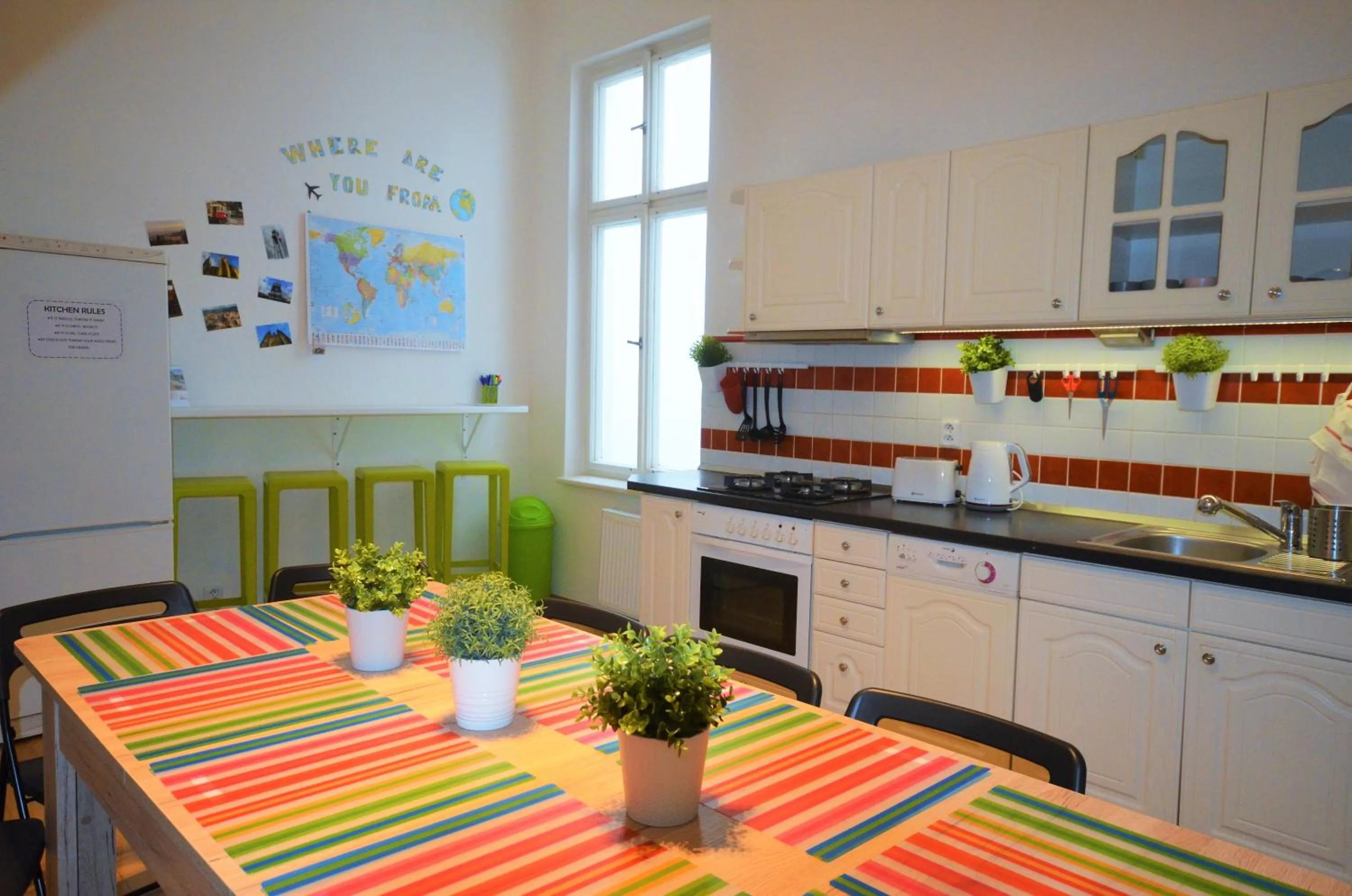 Kitchen or kitchenette in Travel&Joy backpackers