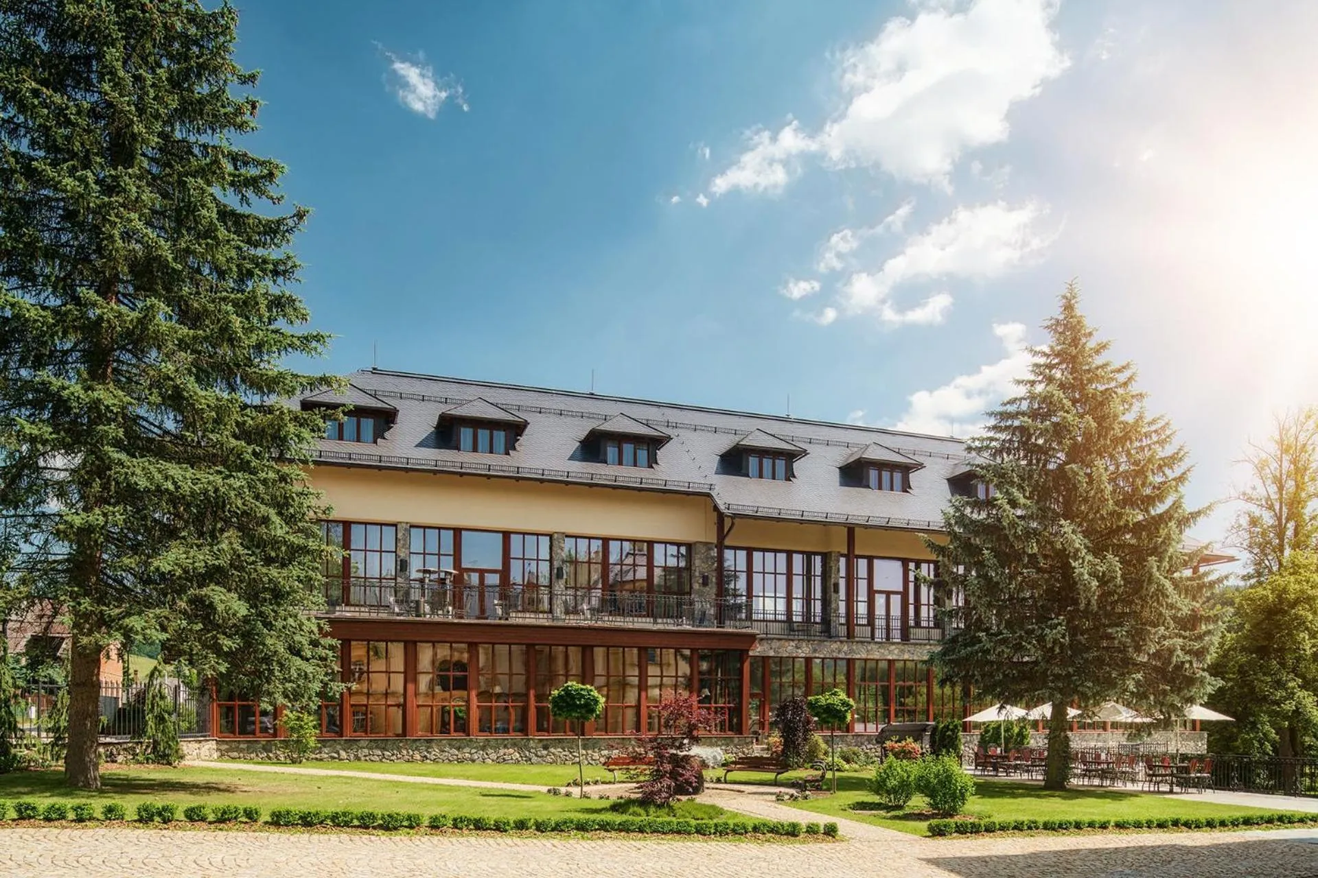 Property building in Resort Sobotín