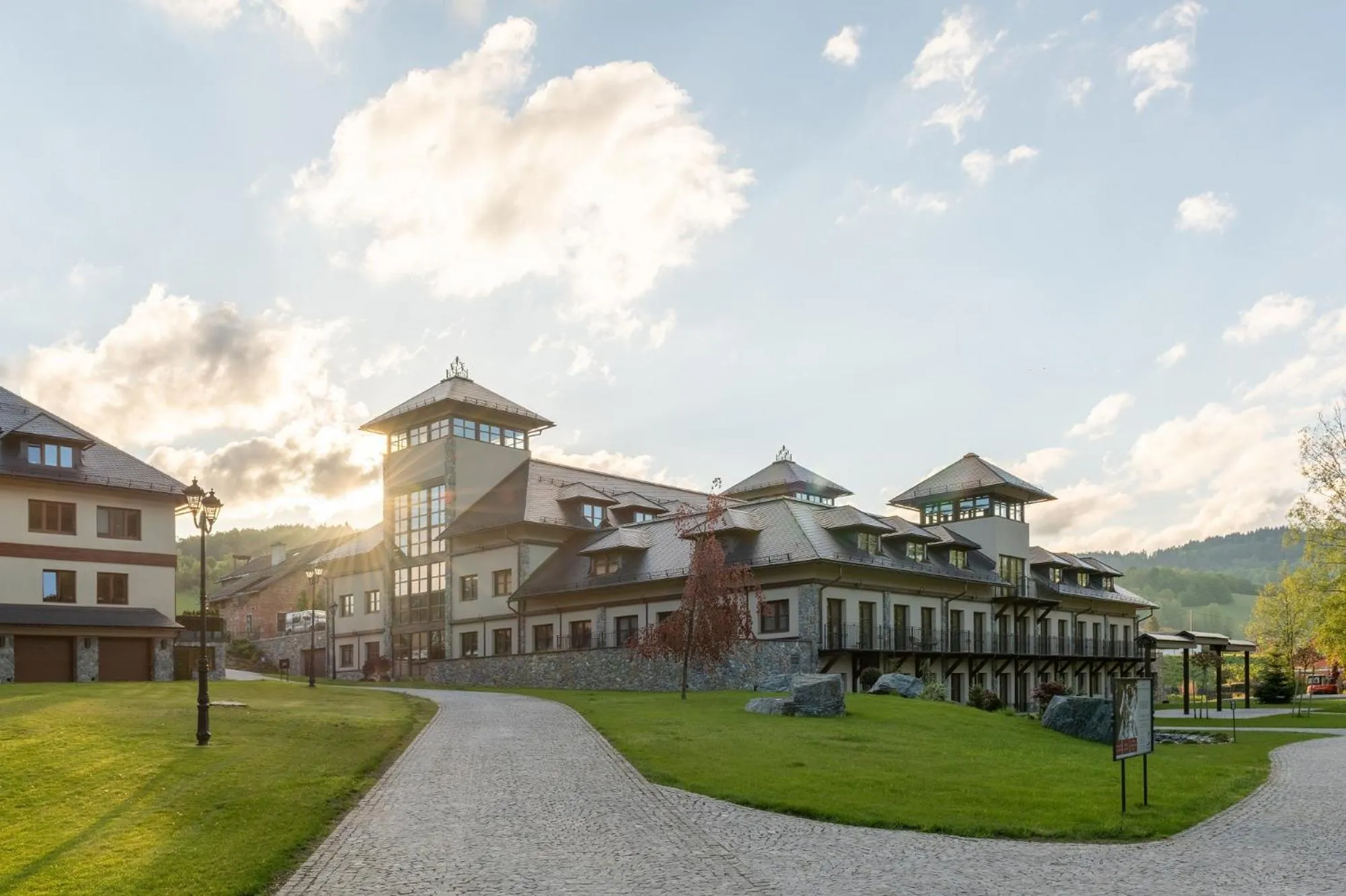 Property building in Resort Sobotín