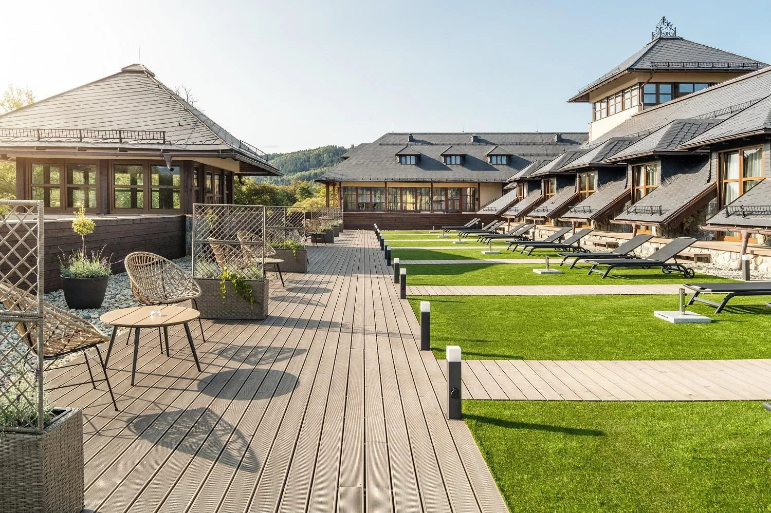 Property building in Resort Sobotín