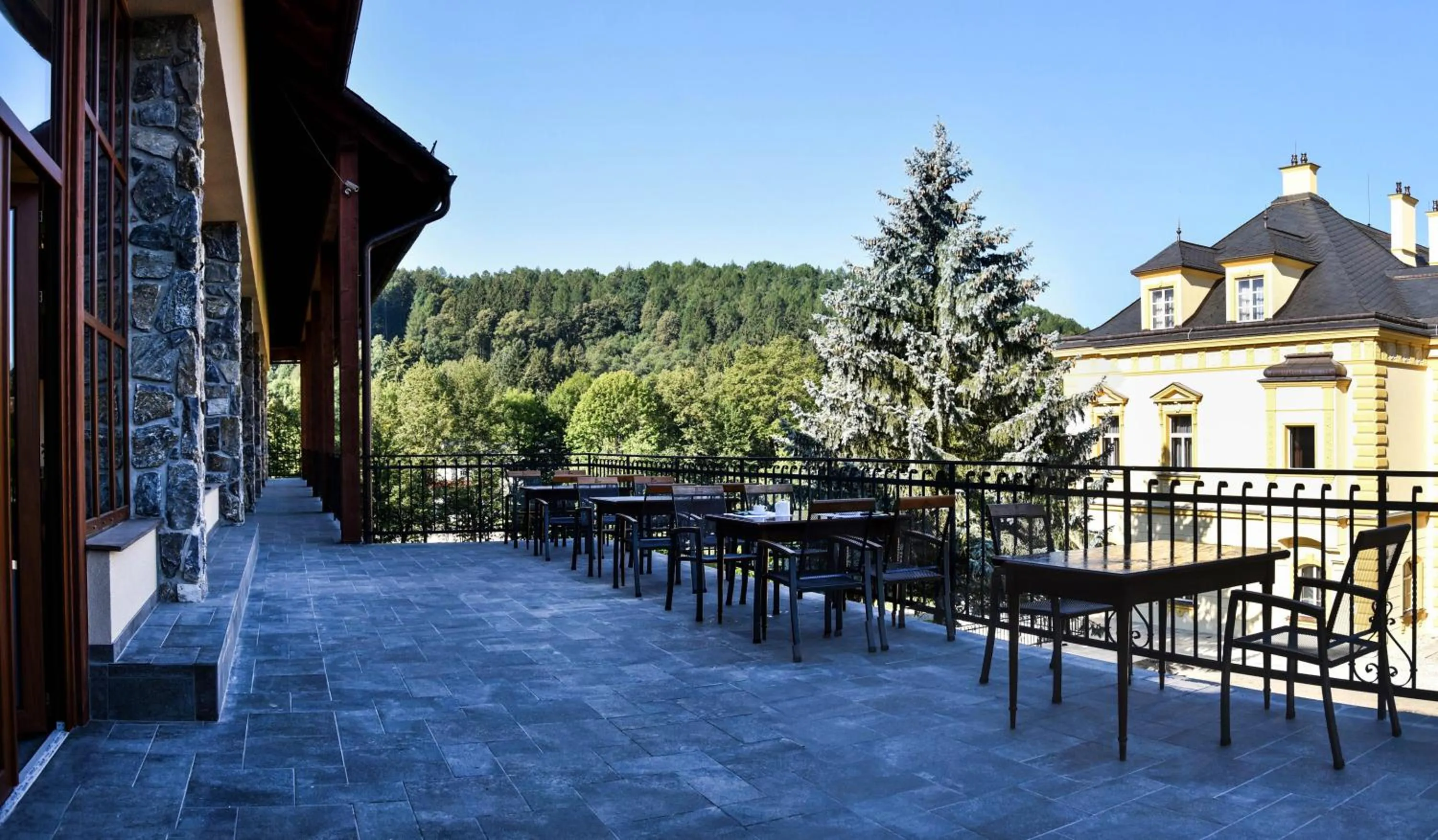 Balcony/Terrace in Resort Sobotín