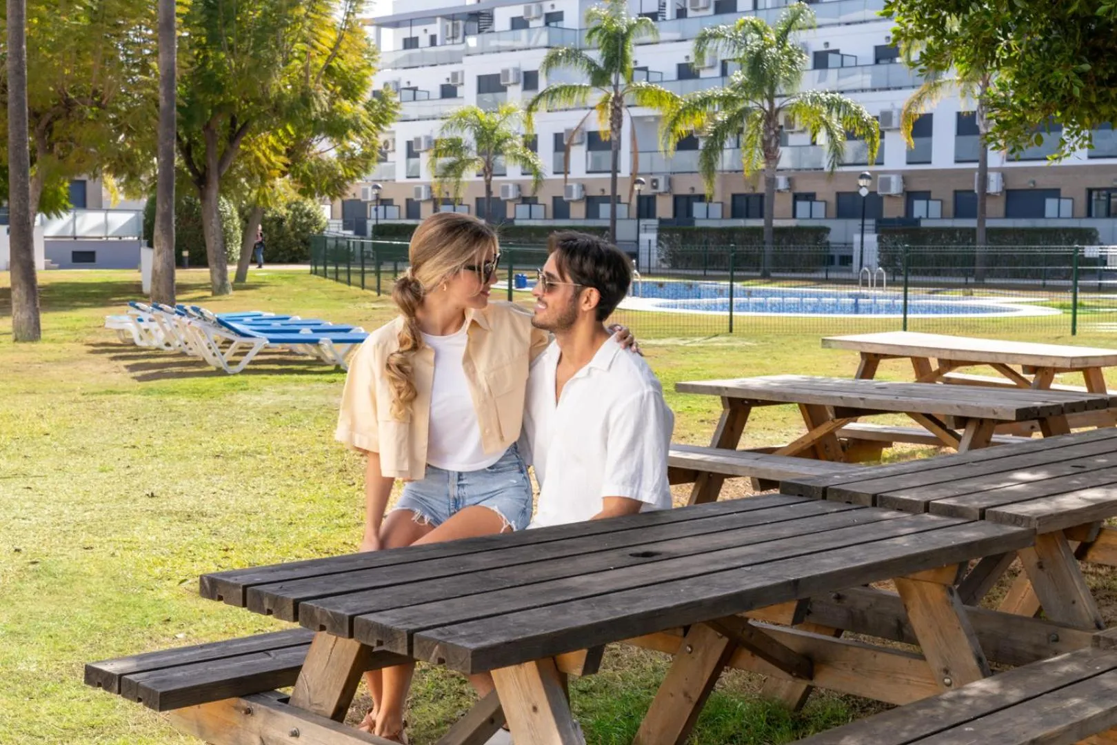 Swimming pool in Las Dunas