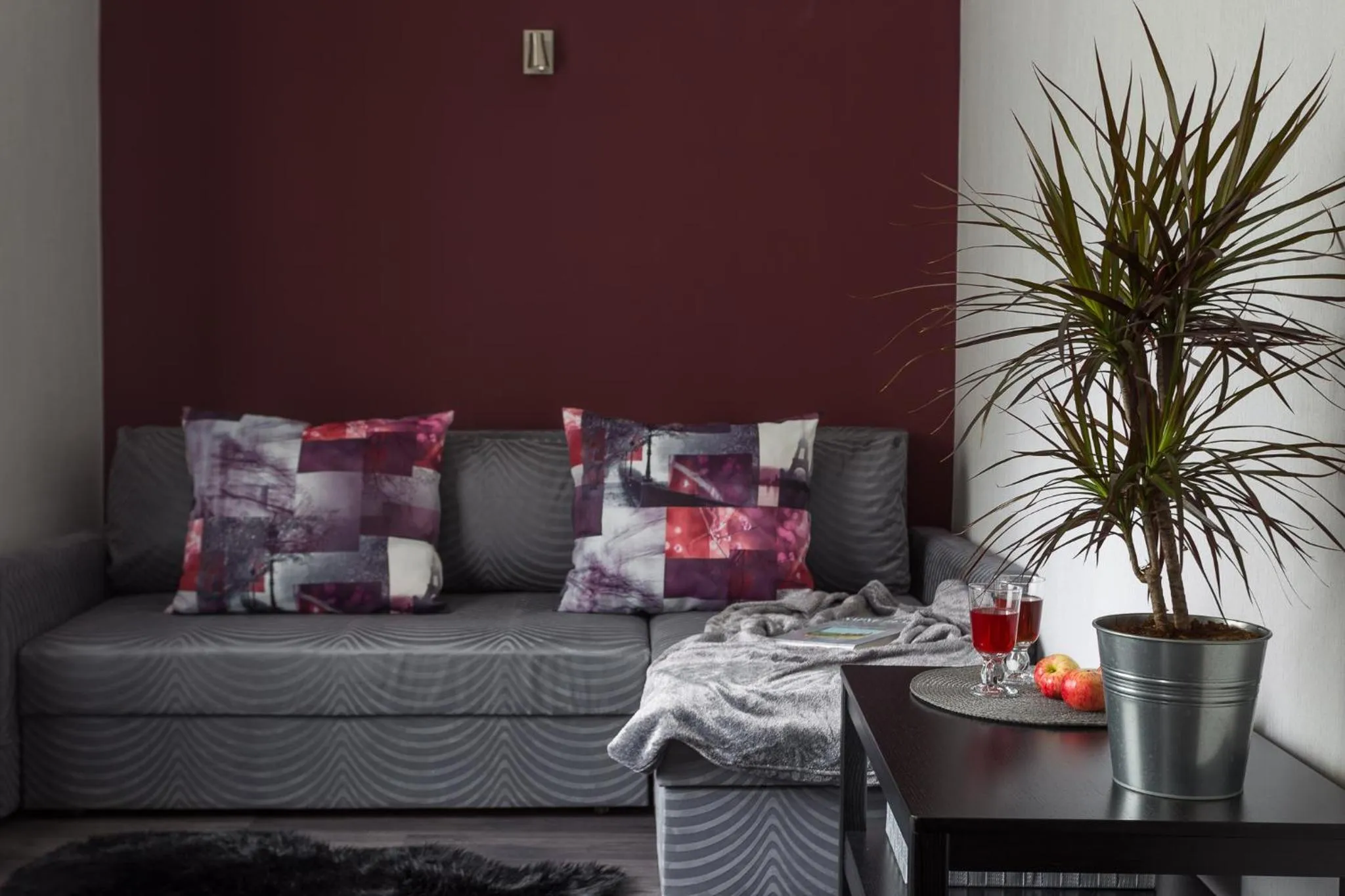 Living room in Park Apartments