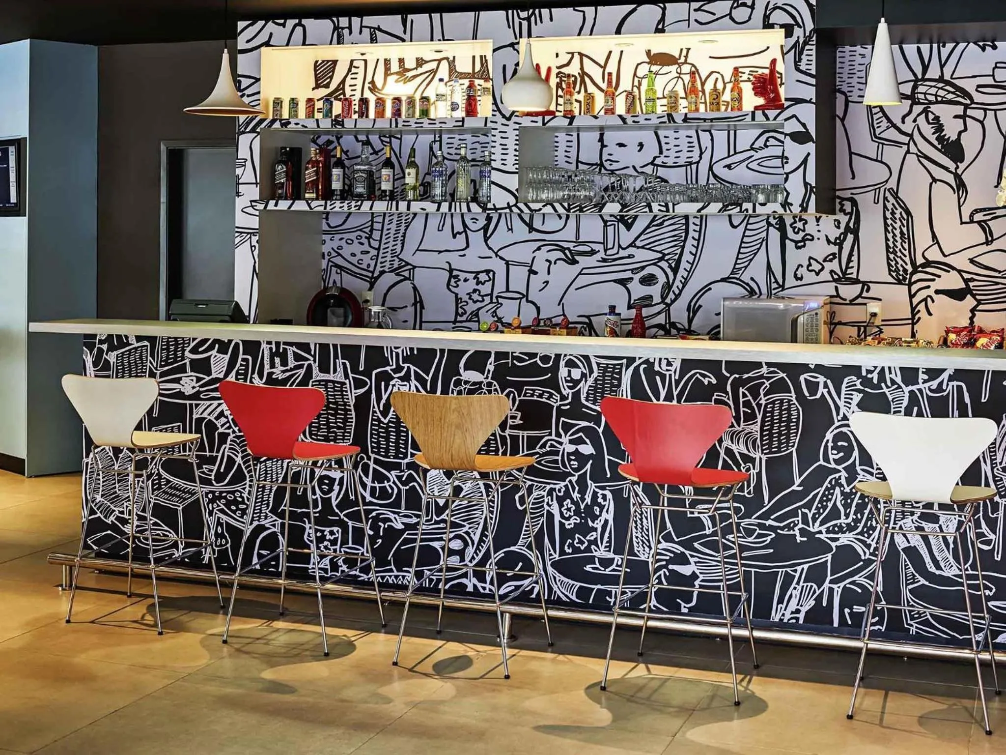 Lounge or bar in ibis Rio Branco