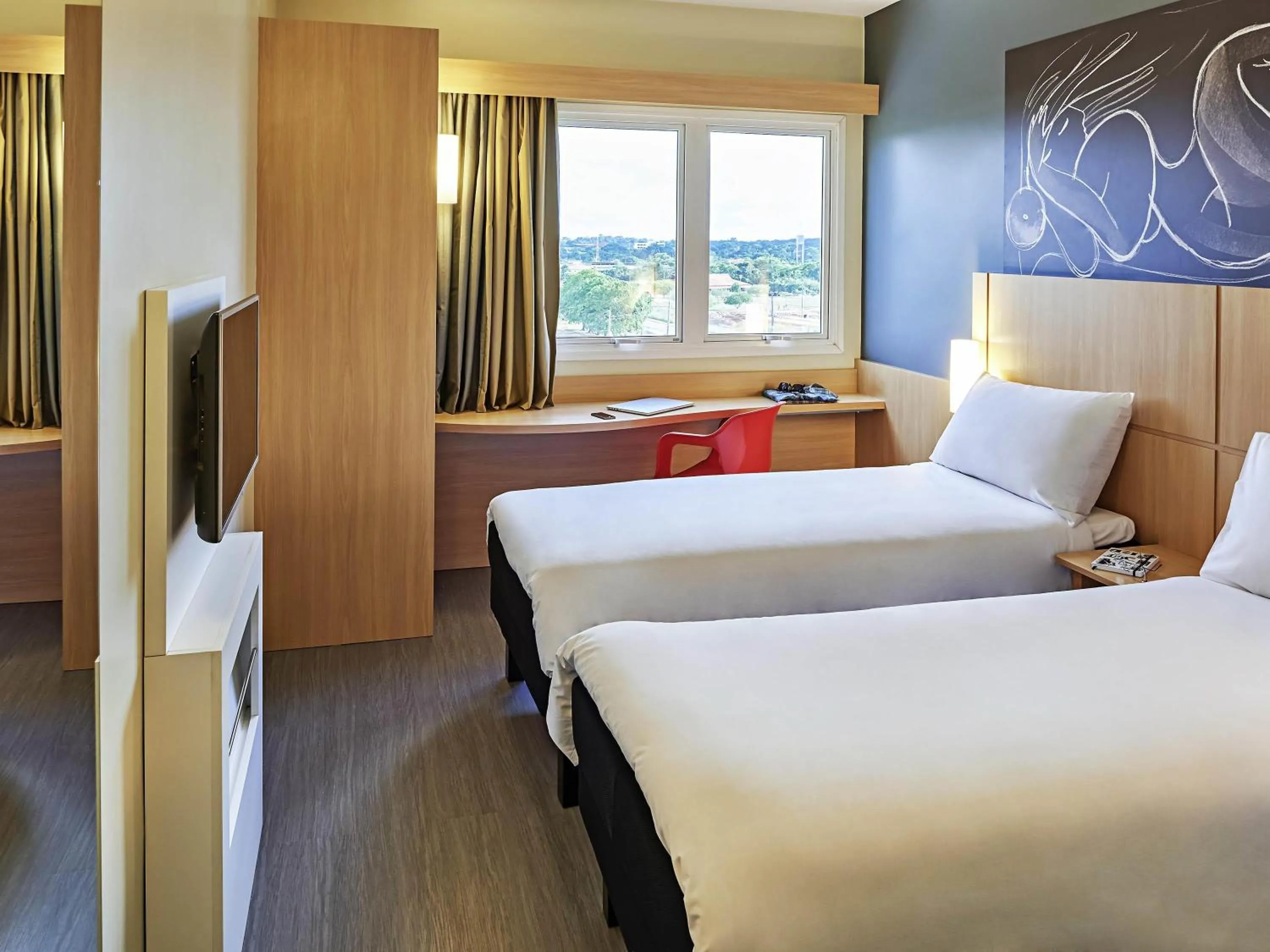 Bedroom, Bed in ibis Rio Branco