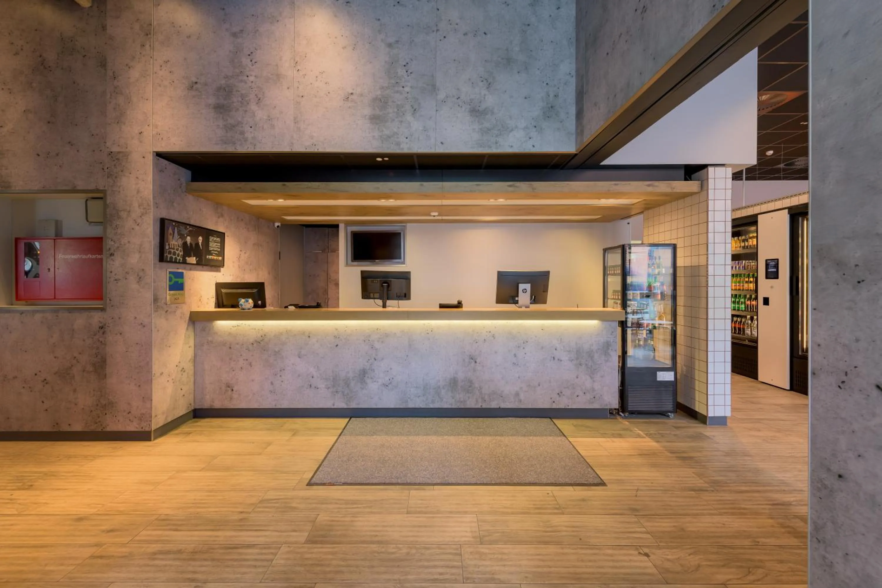 Lobby or reception in ibis budget Hamburg St Pauli Messe - neu renoviert