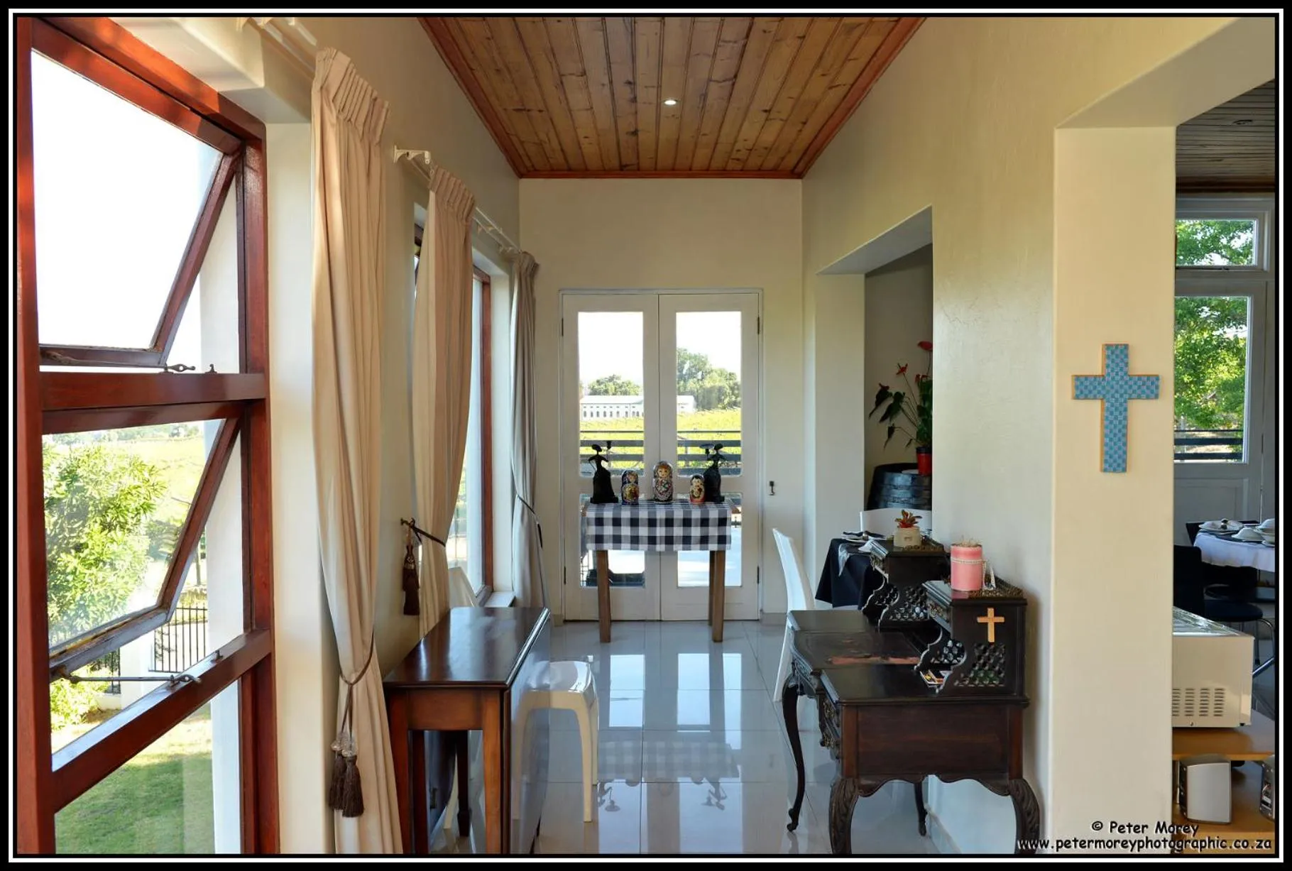 Dining area in Paarl Mountain Lodge