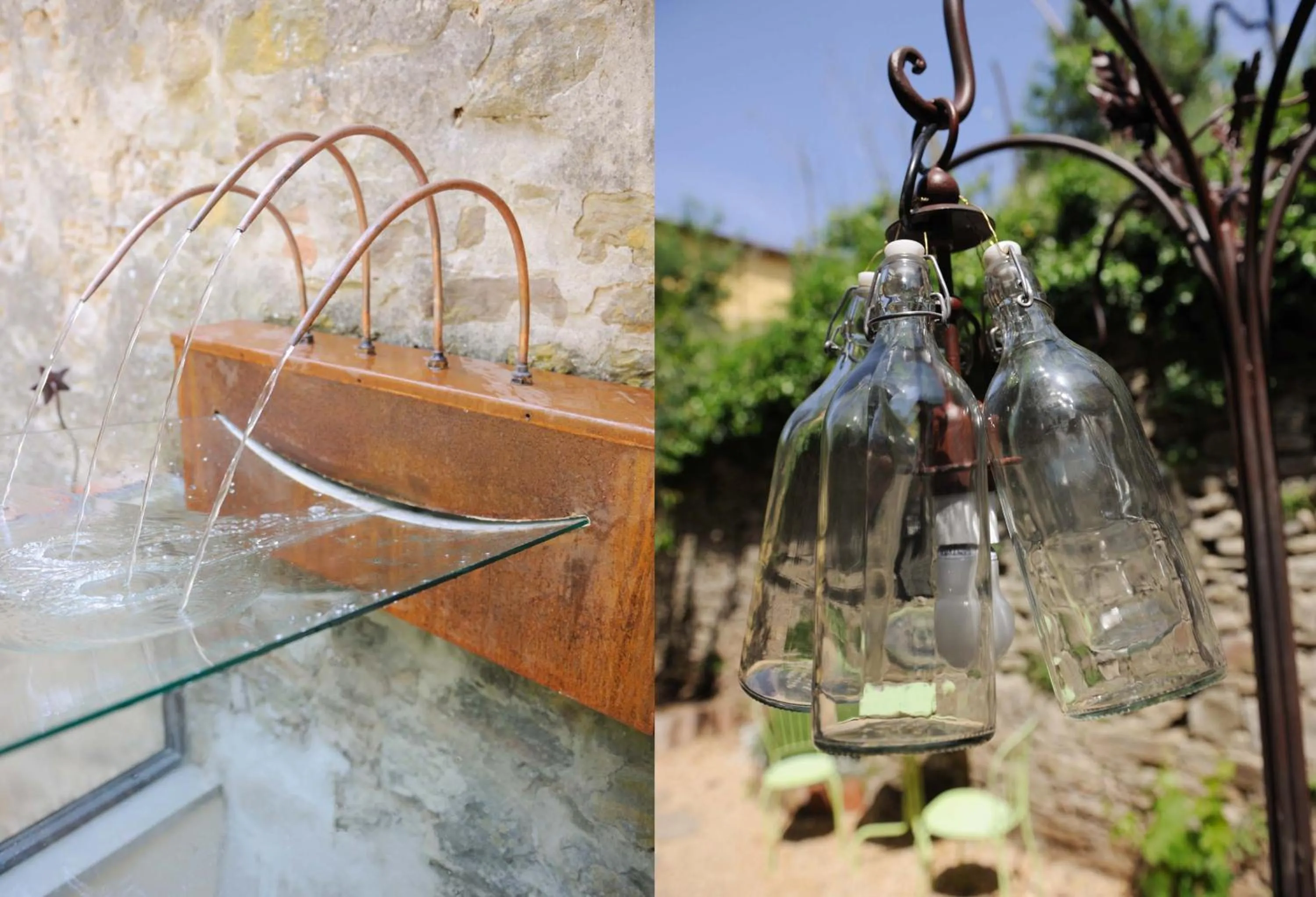 Garden view in Locanda pane e vino