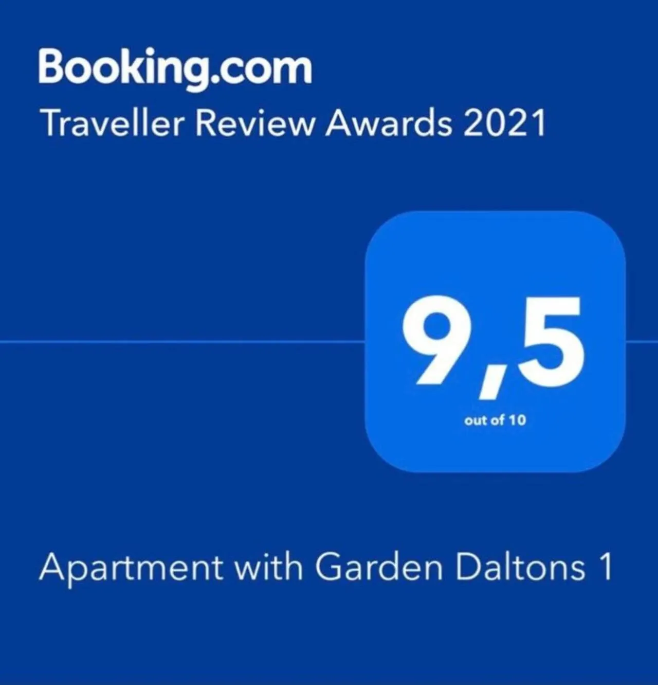 Apartment with Garden Daltons 1