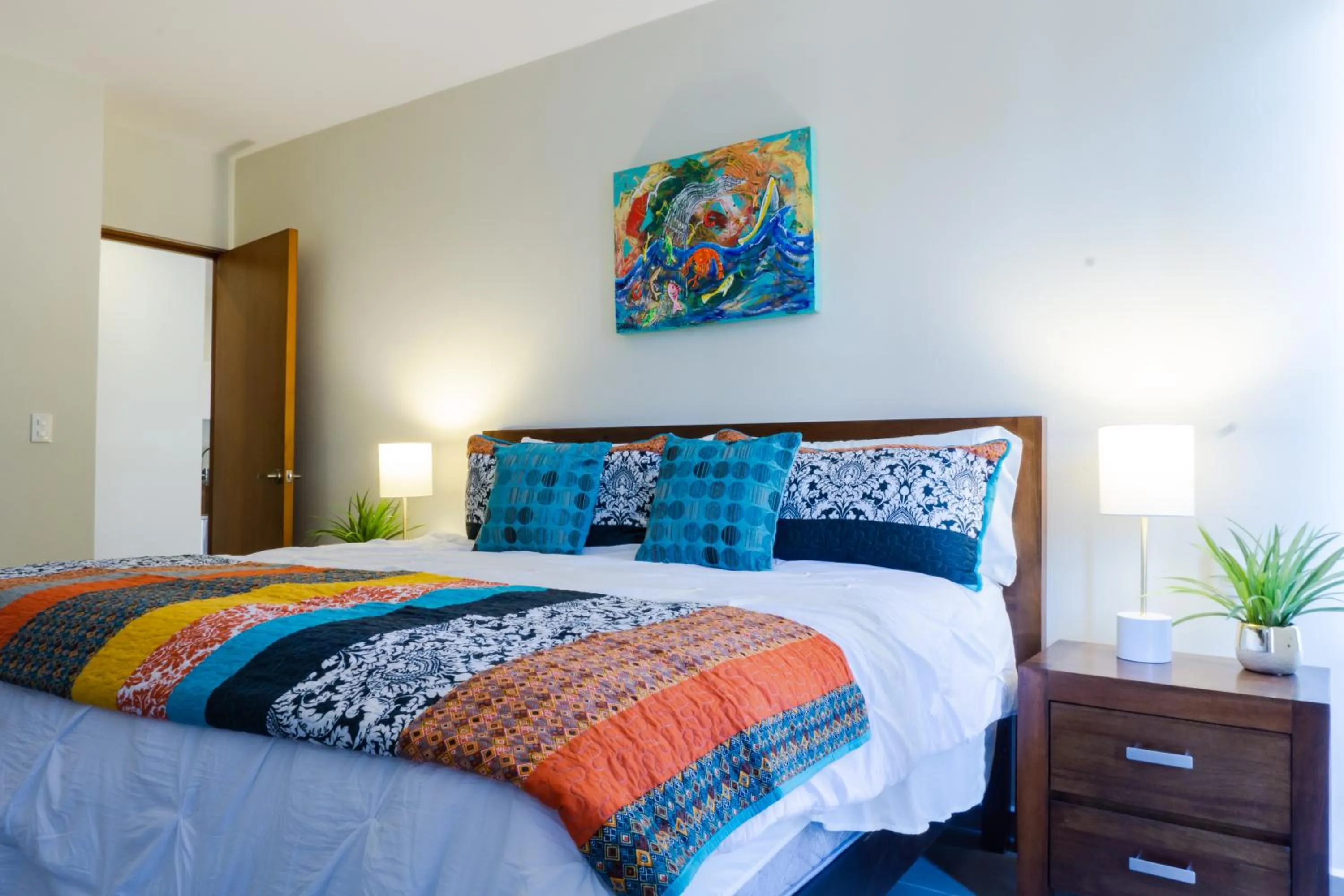 Bedroom, Bed in Lunada Condo by BVR