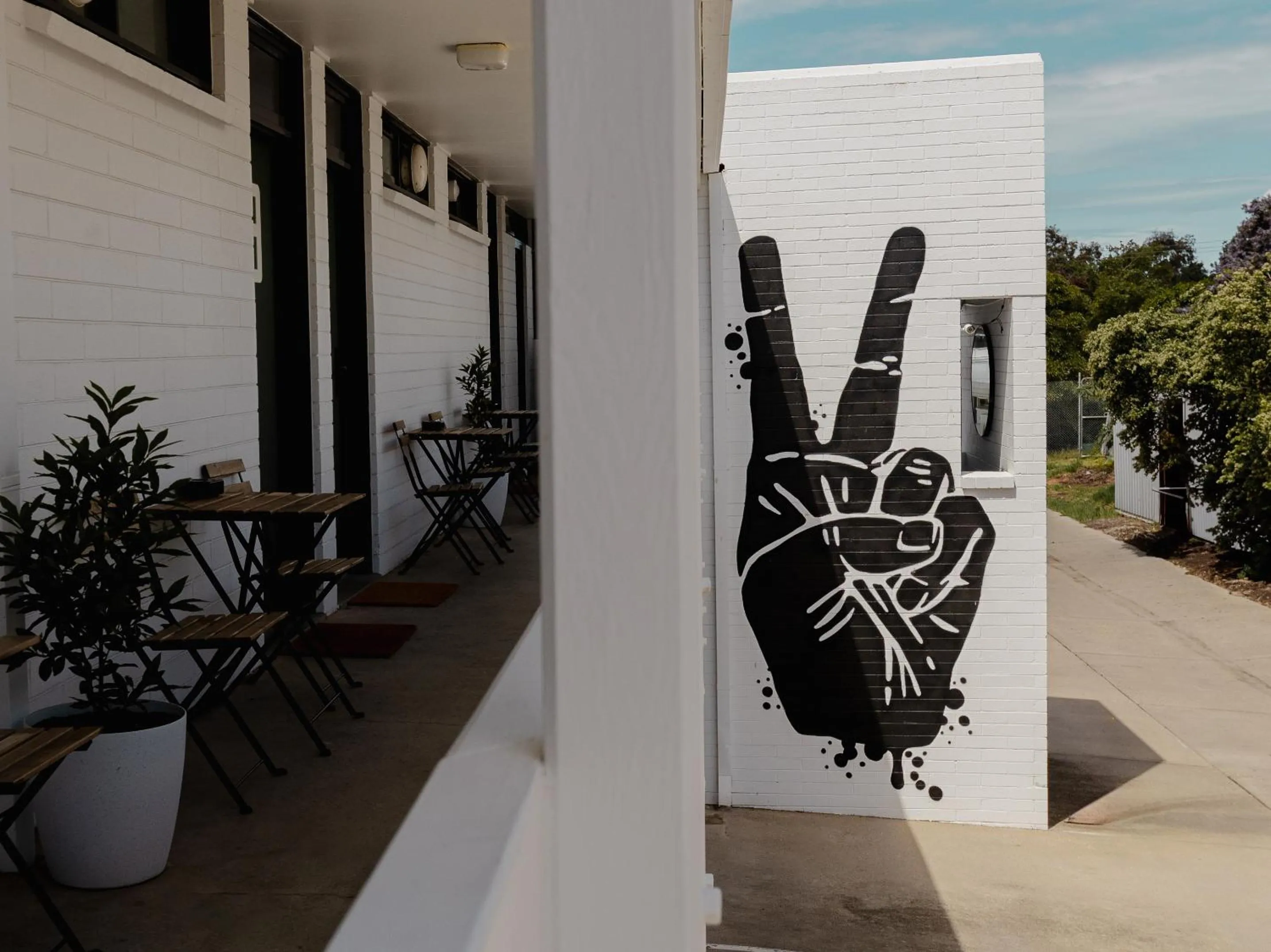 Property building in m hotel