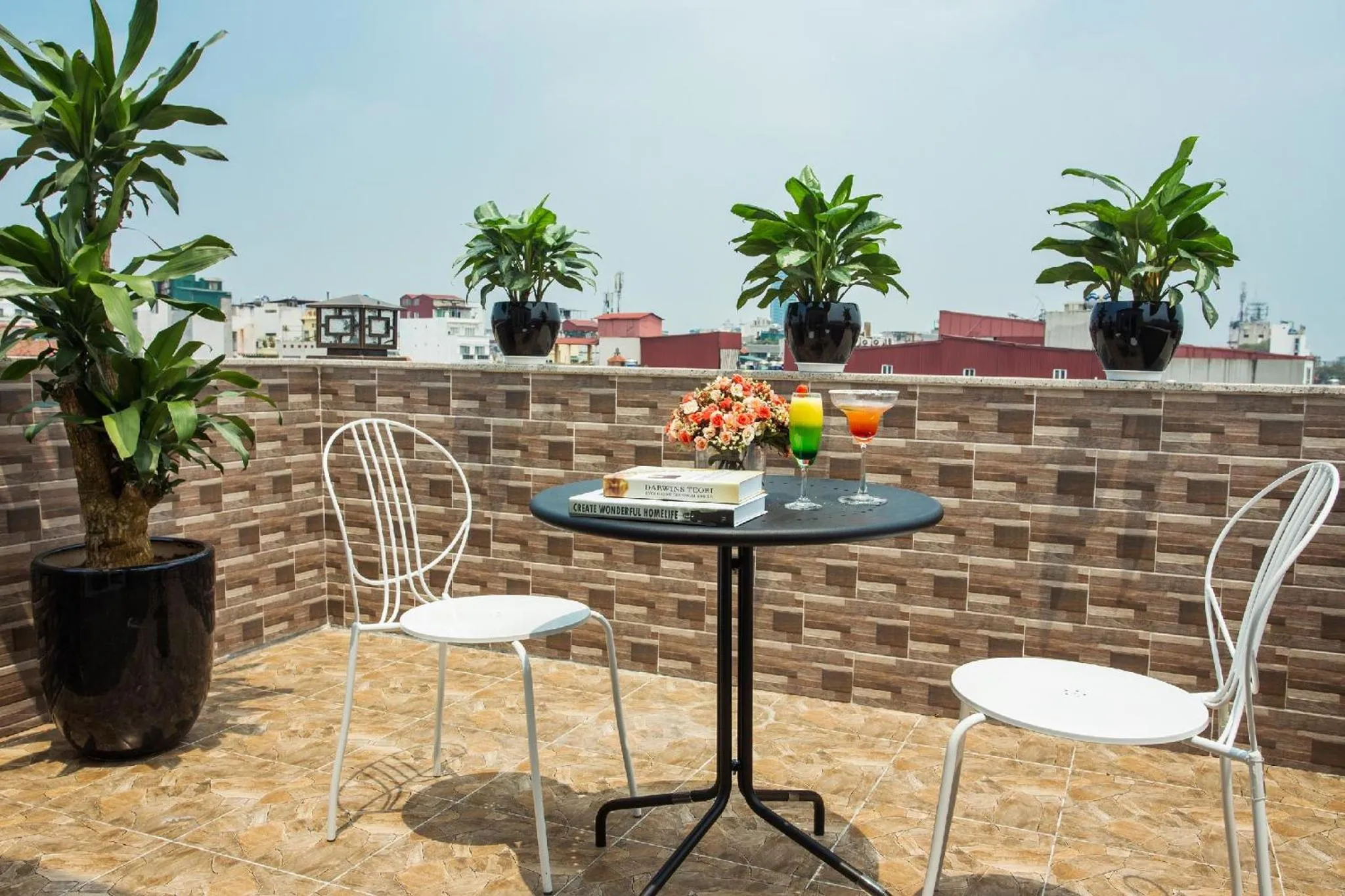 Balcony/Terrace in Luxury Old Quarter Hotel & Gym