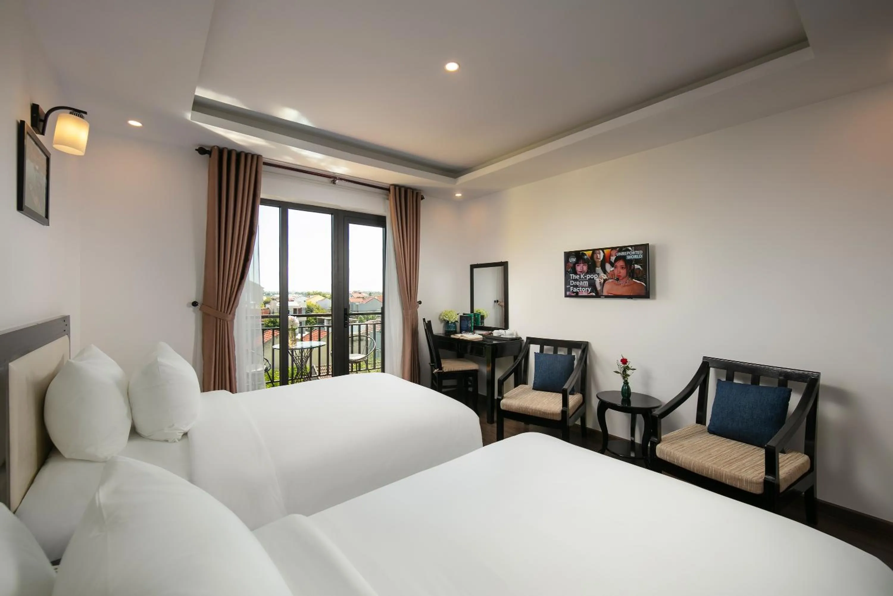 Bed in Hoi An Rose Garden Hotel