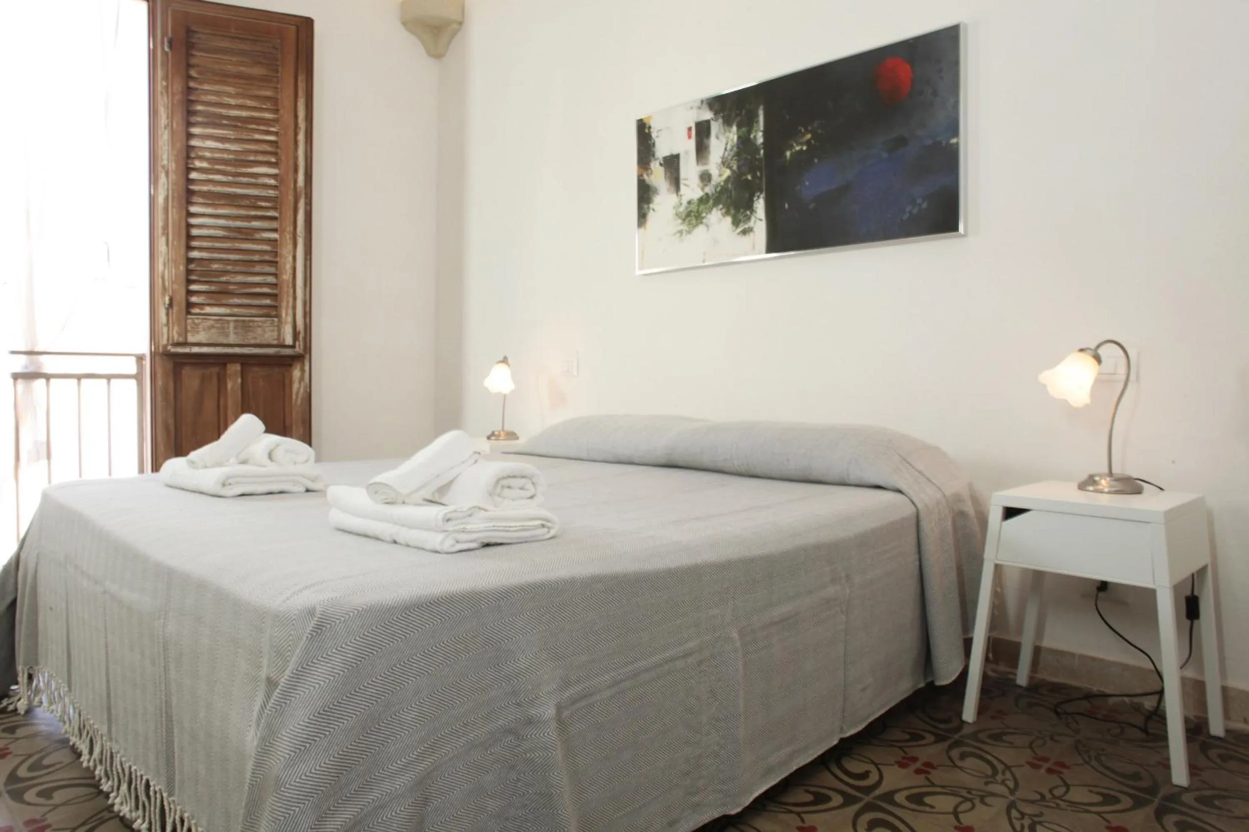 Balcony/Terrace, Bed in B&b Il Tufo