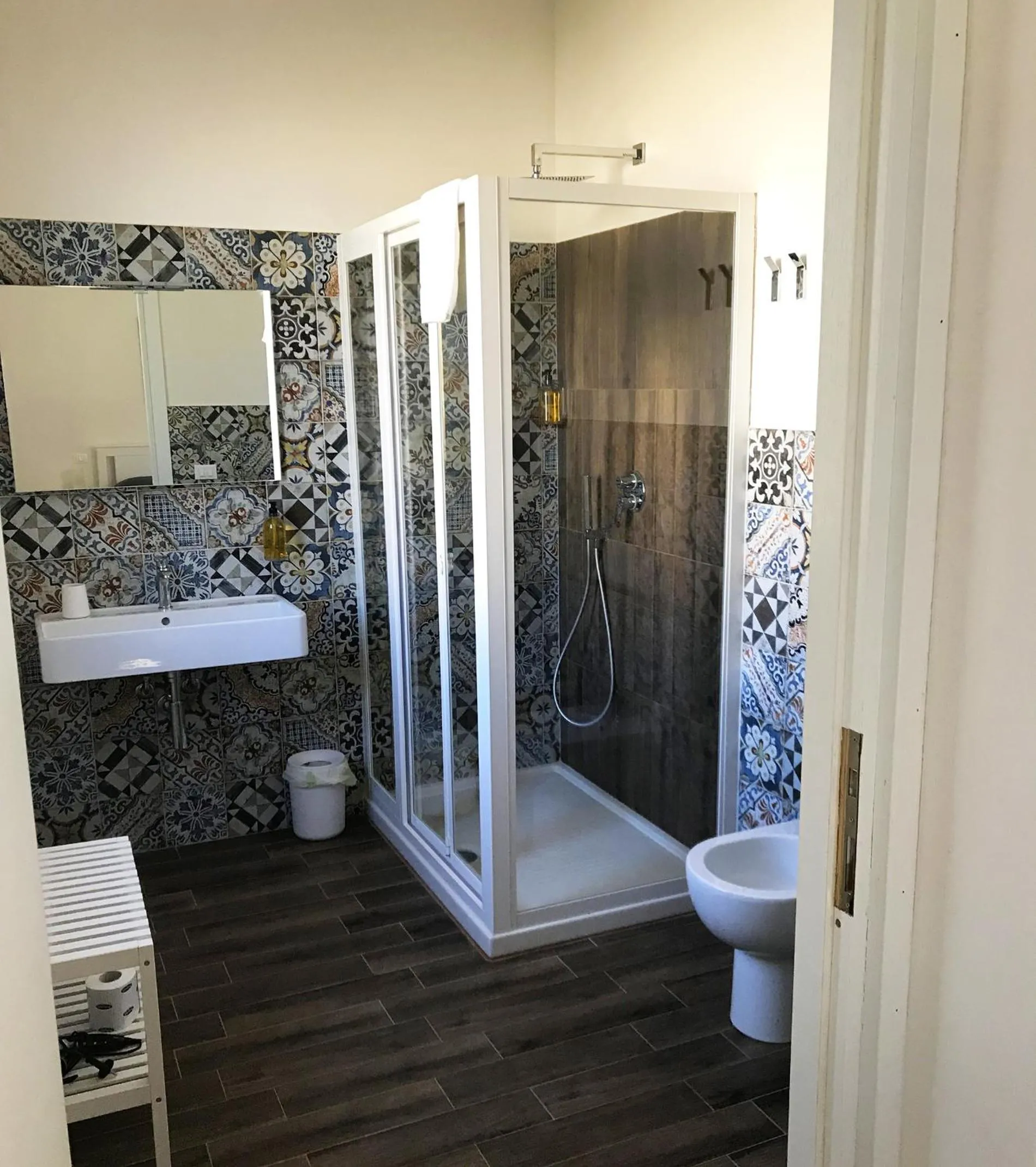 Shower in B&b Il Tufo