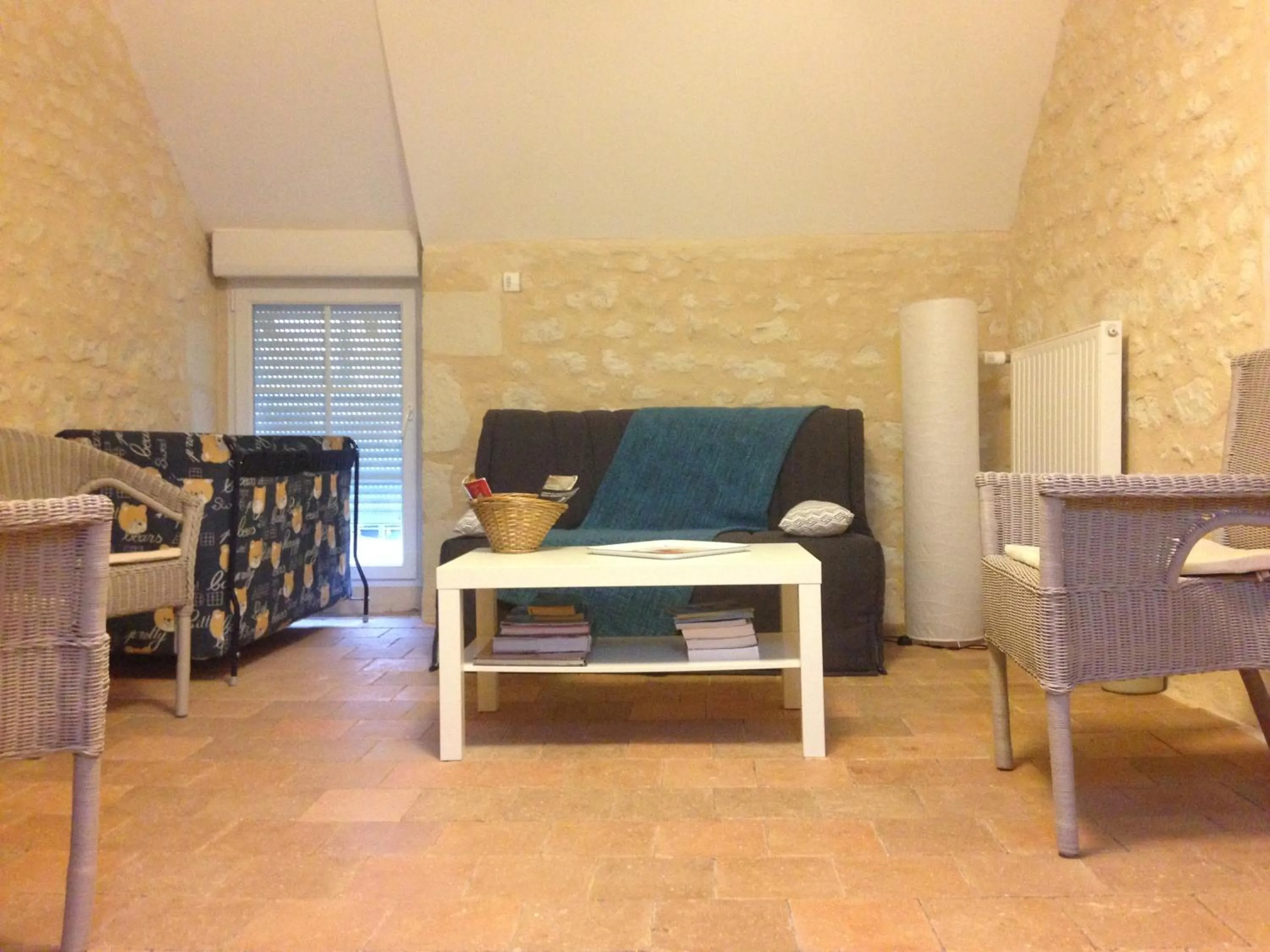 Living room in La Rosée D'Anché