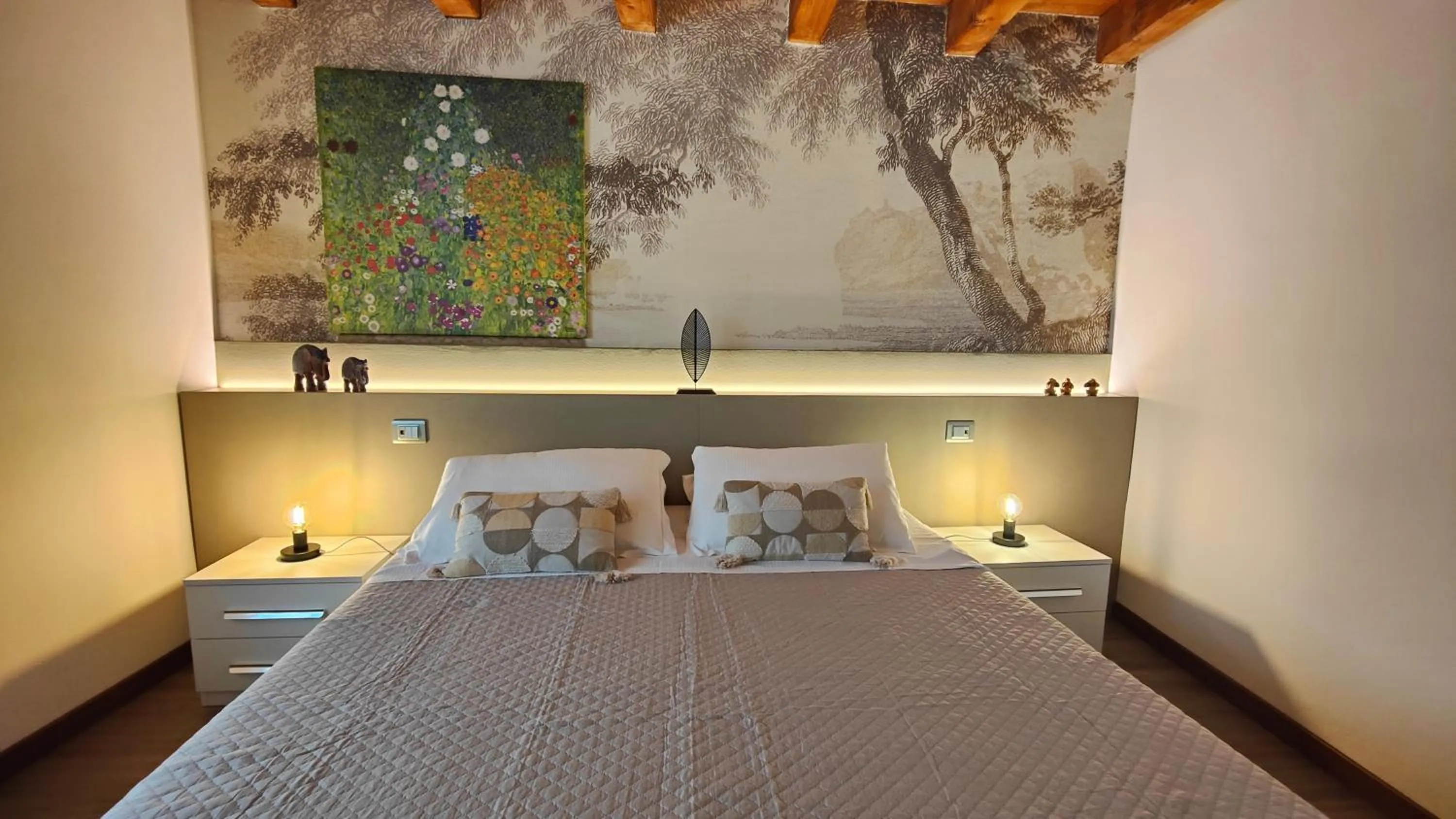 Bed in Giardino Giusti House & Court