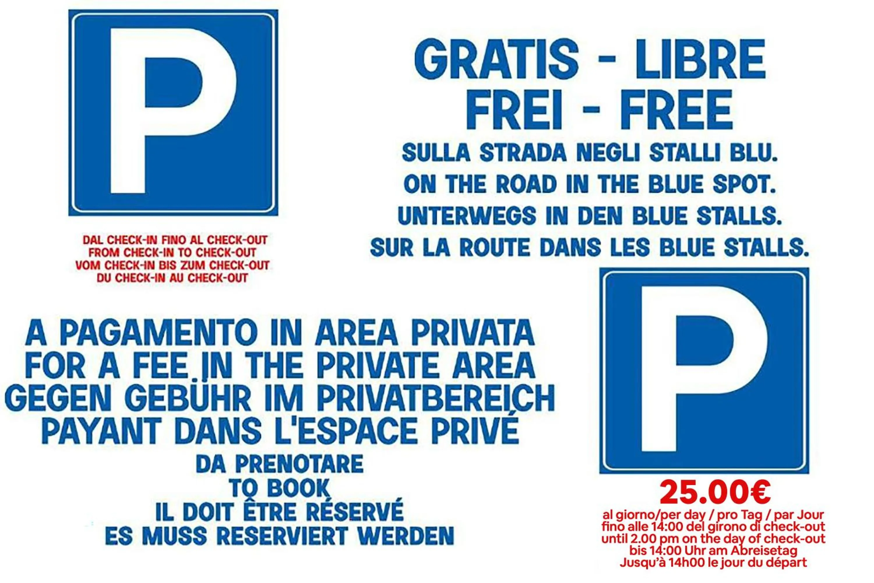 Parking in Giardino Giusti House & Court