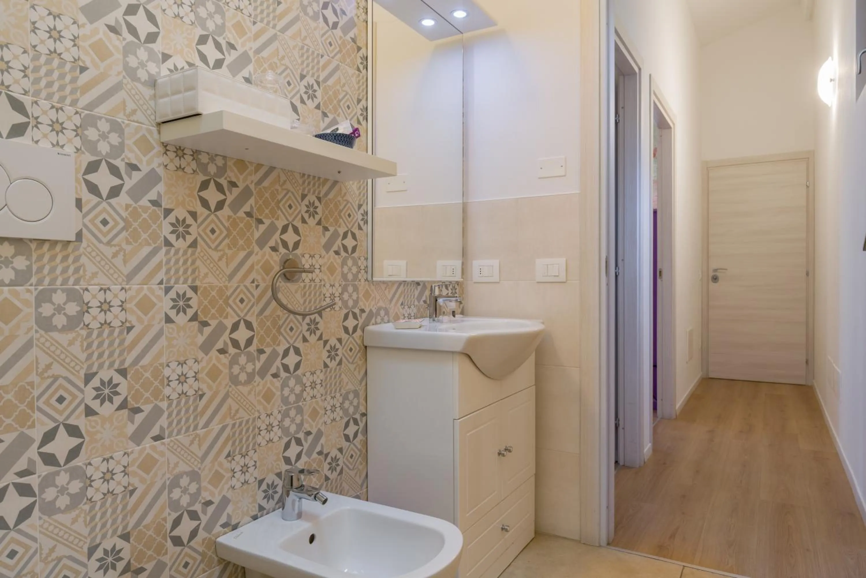 Bathroom in Giardino Giusti House & Court