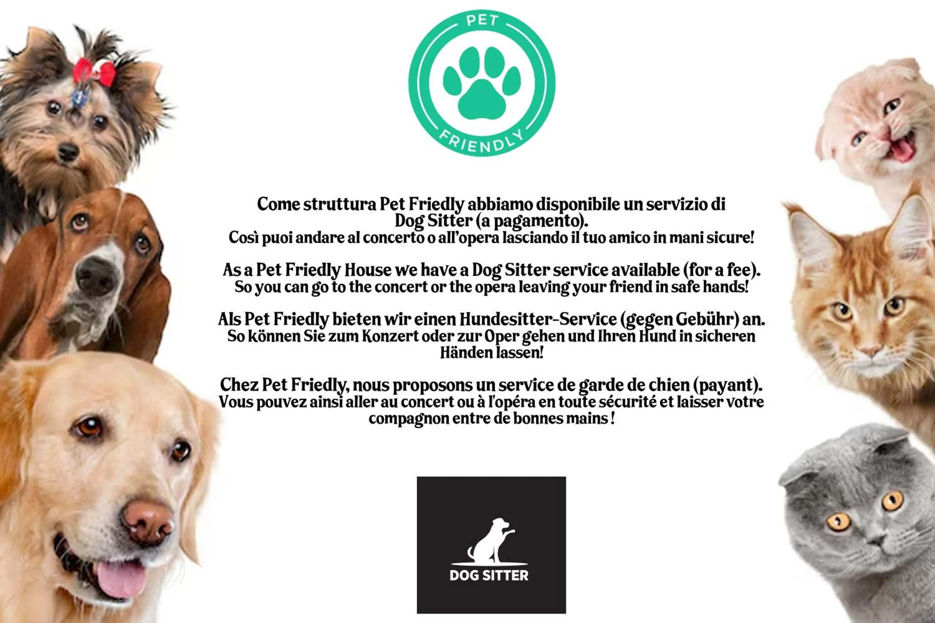 Area and facilities in Giardino Giusti House & Court