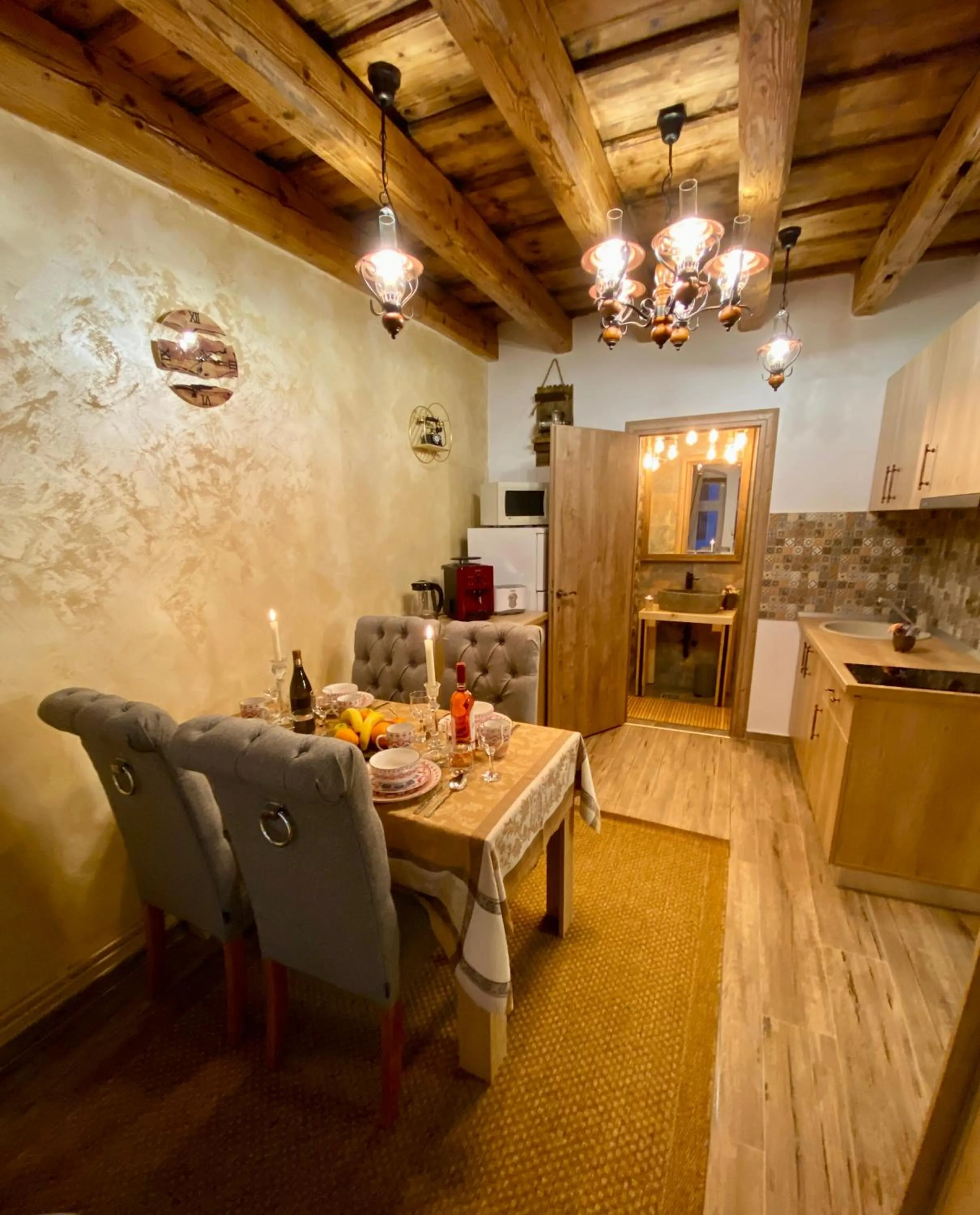 Kitchen or kitchenette in Hermannstadt House