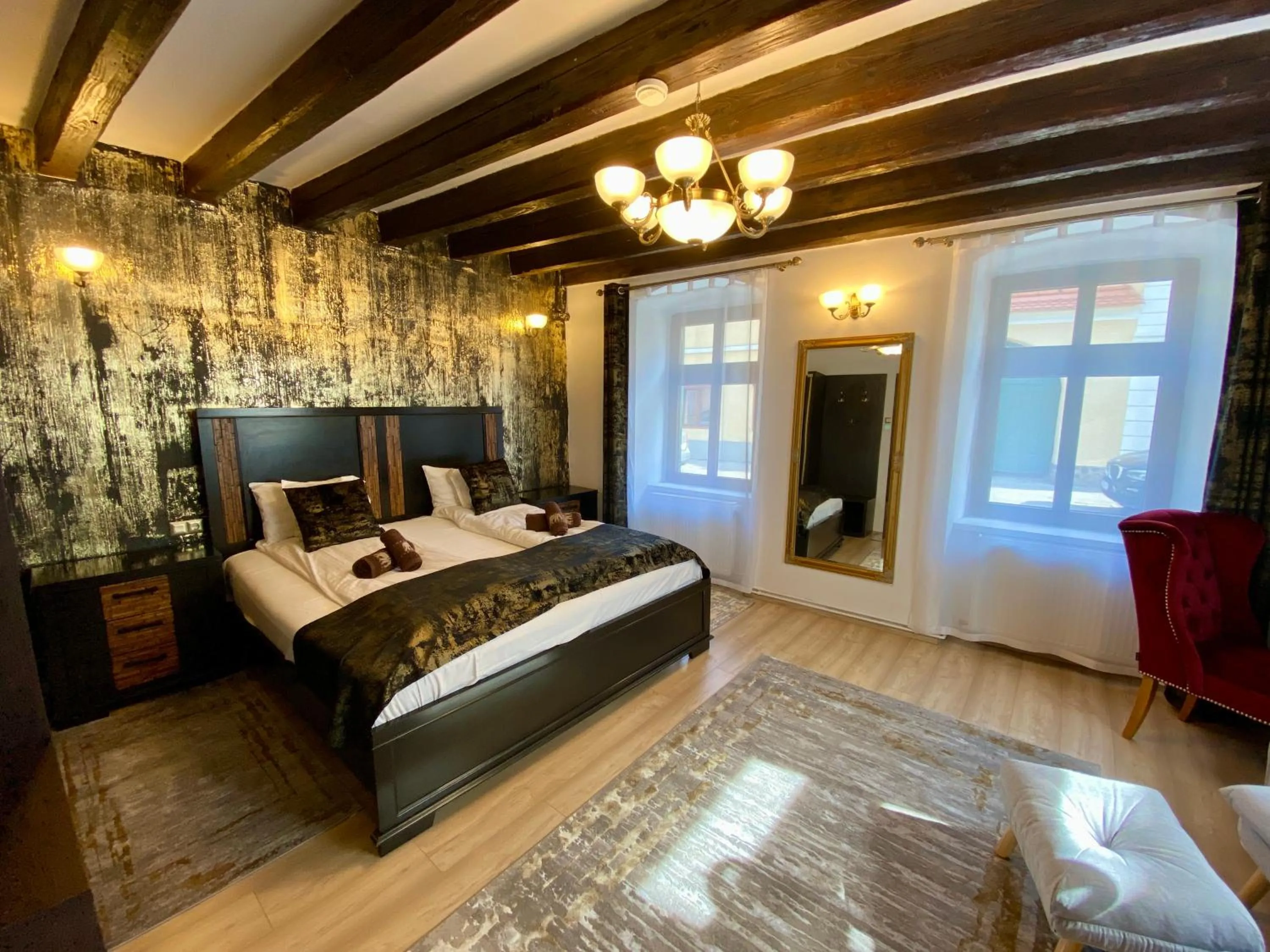 Bed in Hermannstadt House