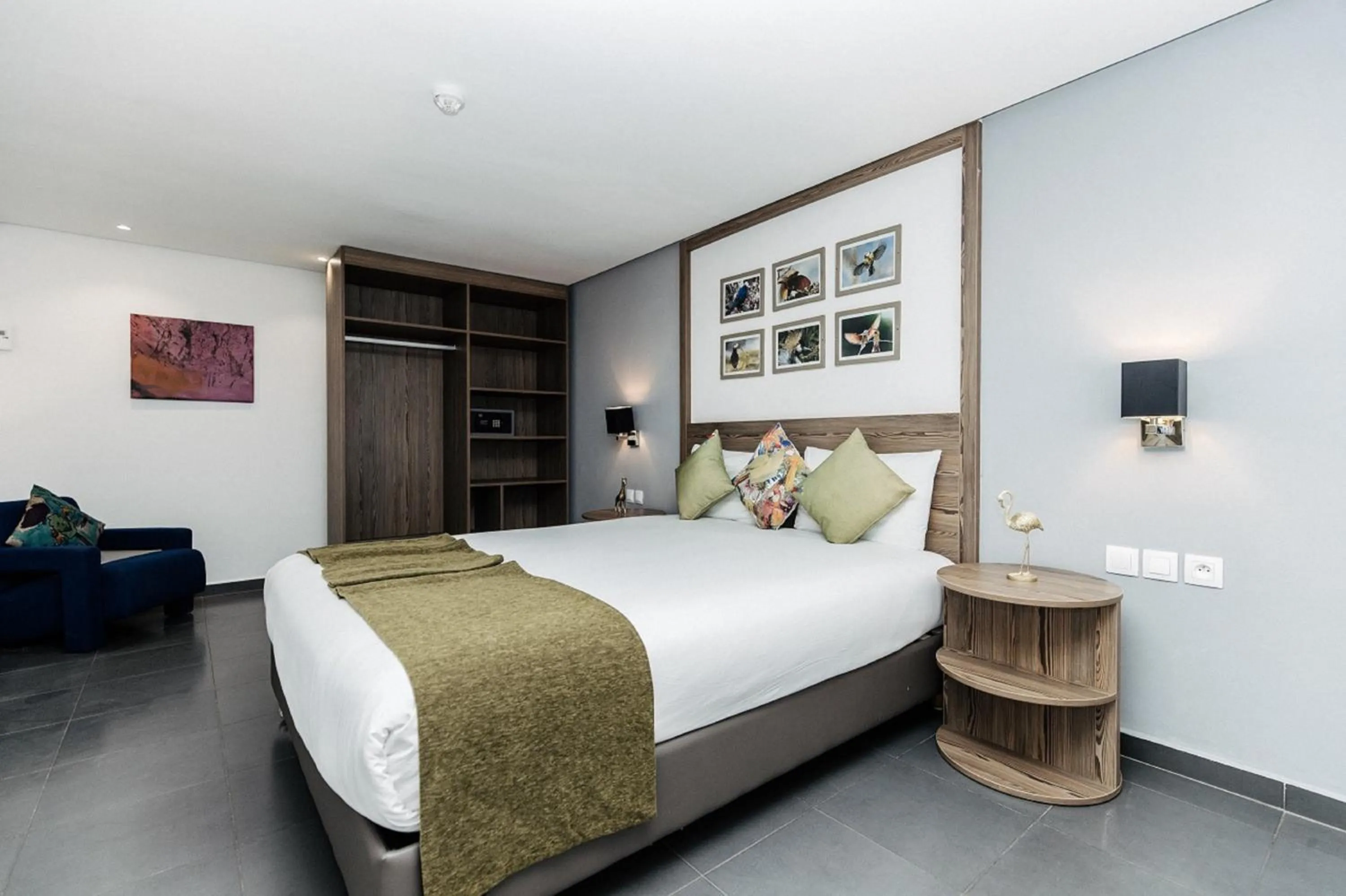 Bedroom, Bed in Wazo Appart-Hôtel