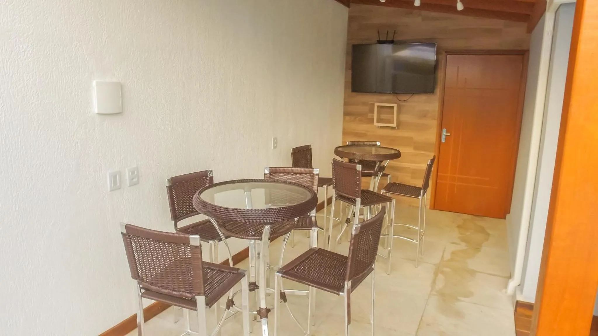 Seating area in Pousada Villarejo Armação